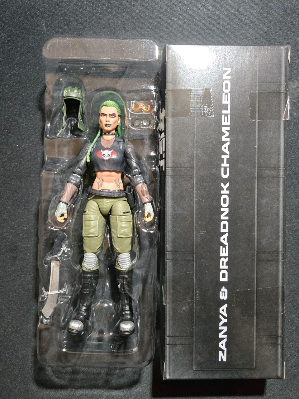  Hasbro G.I. Joe Classified #194 Cobra Dreadnok Zanya only with accessories