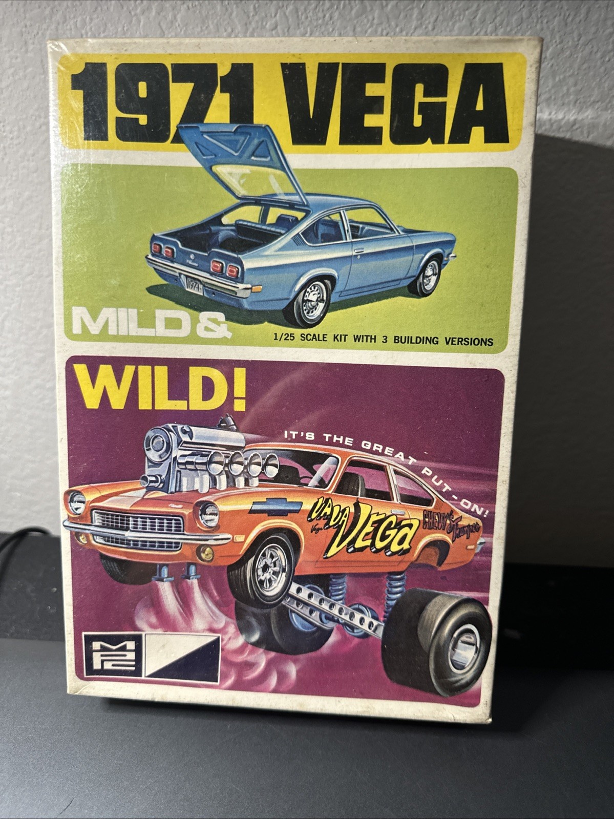 MPC 1971 VEGA MILD& WILD 1/25 Very Rare Factory Sealed In 1970 #1-7127-225 MPC 1971 VEGA MILD& WILD 1/25 Very Rare Factory Sealed In 1970 #1-7127-225