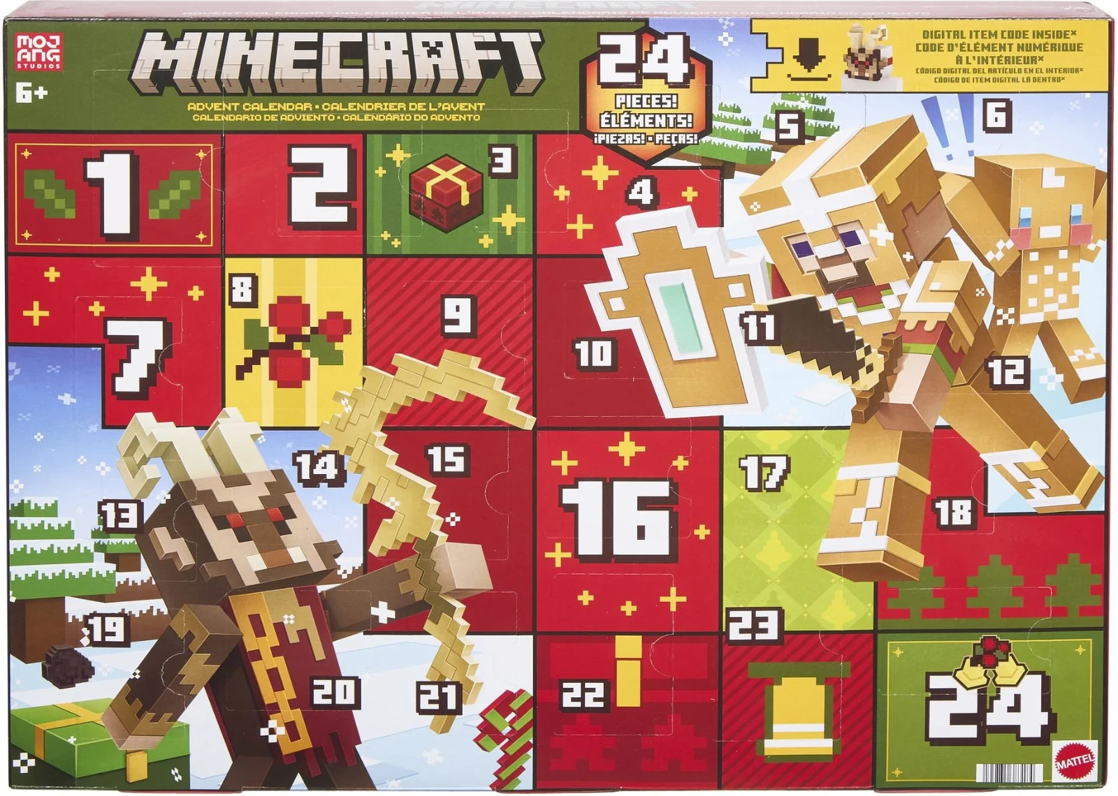 Minecraft Advent Calendar 2026 [New Toy] Calendar, Figure