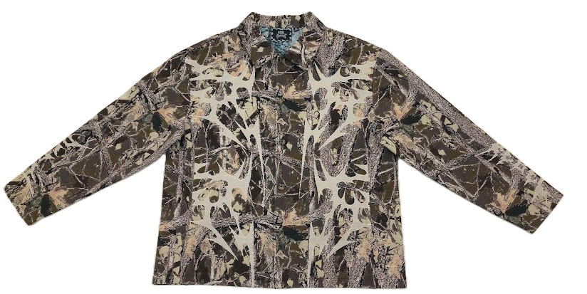 Rebel Vengeance - Woodland Camo Tapestry Jacket