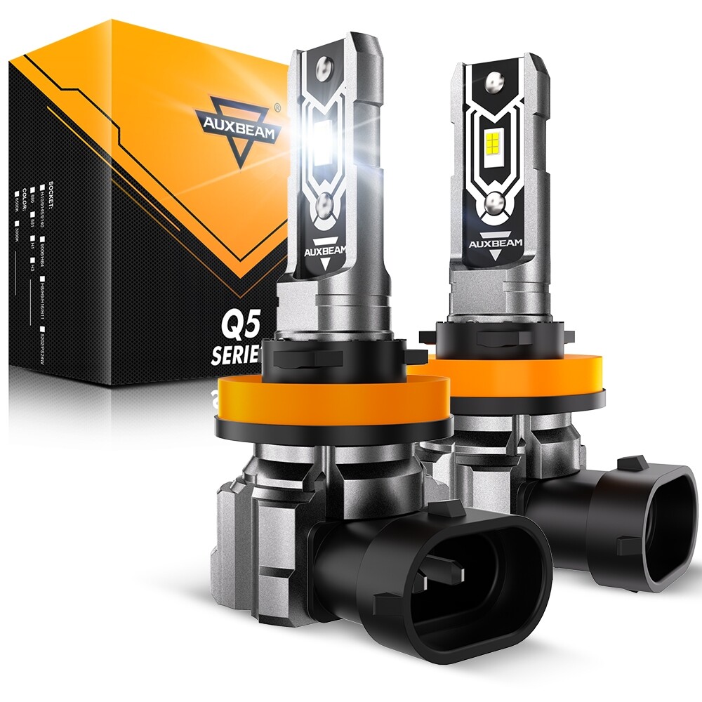 AUXBEAM H11 LED Headlight Kit Low Beam Bulb Super Bright 6000K Bulbs Free Return