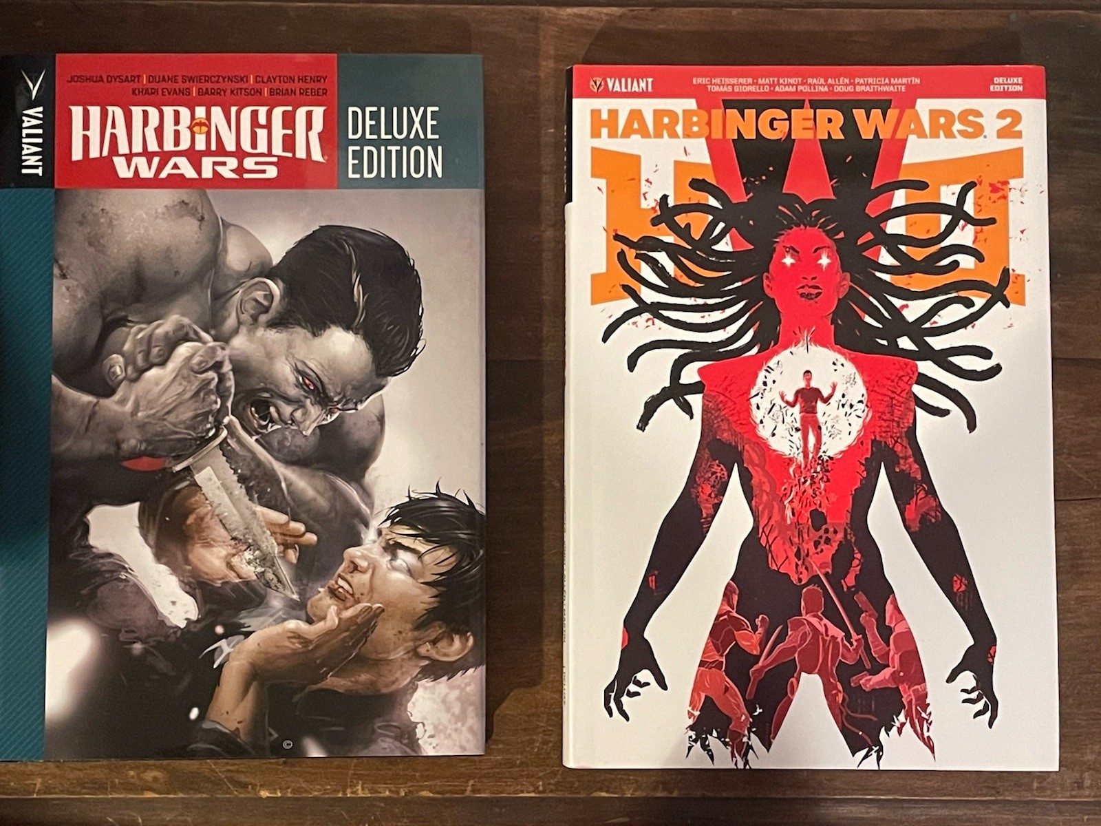 Harbinger Wars Deluxe Edition vol 1 & 2 Hardcover HC Set Valiant - OOP
