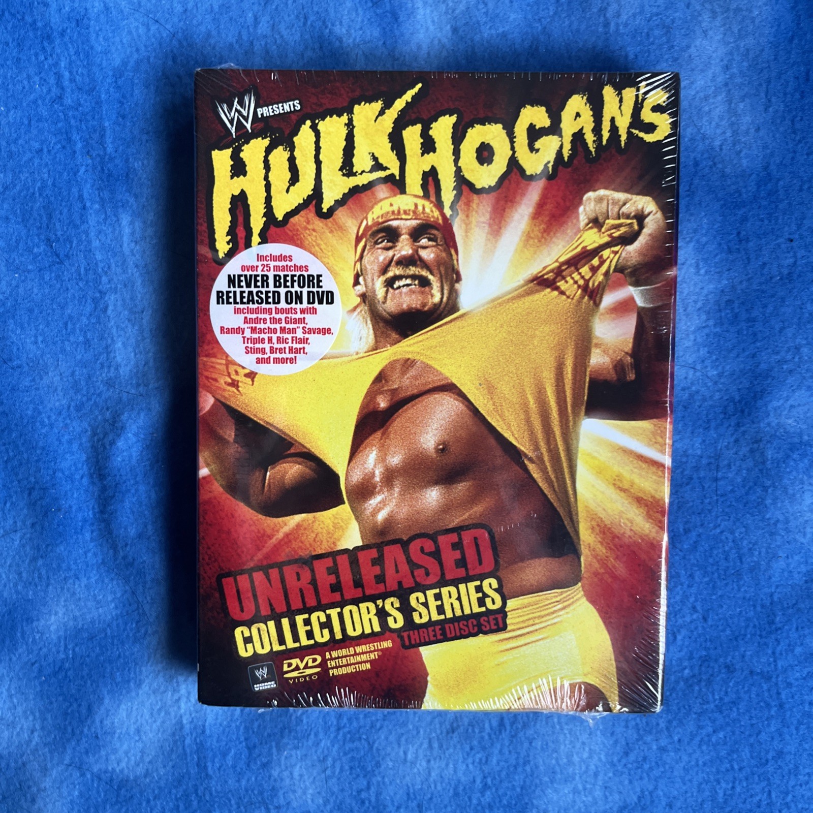 New WWE Presents  Hulk Hogan\'s Unreleased Collector\'s Series 3 Disc DVD Set