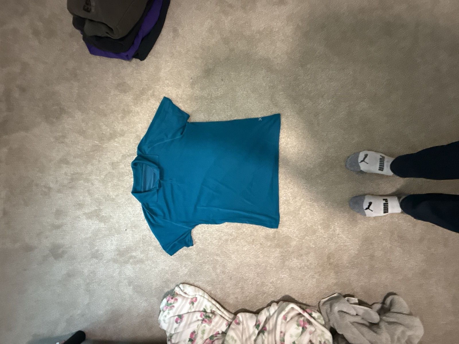 Lululemon Metal Vent Tech Polo Blue-Green XL Lululemon Metal Vent Tech Polo Blue-Green XL