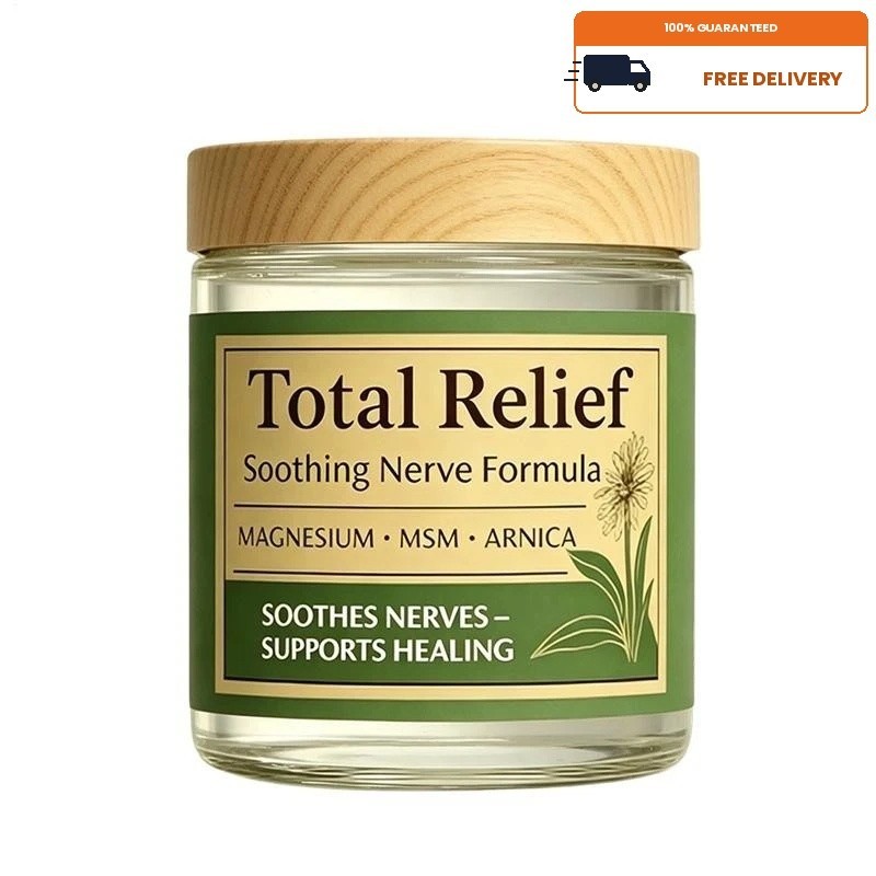 Total Relie-f Magnesium Cream, Nerve Relief Magnesium Soothing Cream 60g