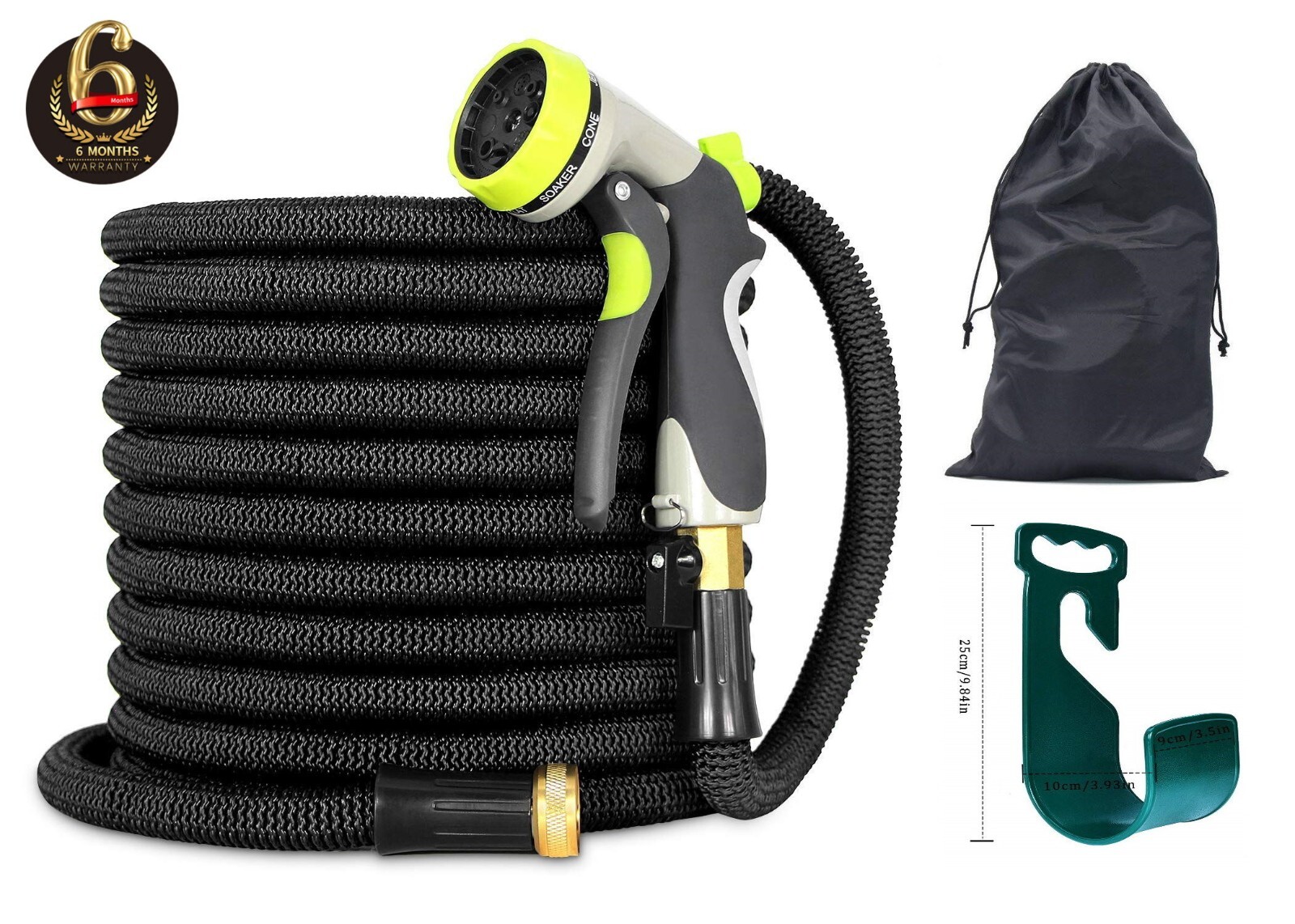 4X Stronger Deluxe Expandable Flexible Garden Hose Water Hose (50ft,75ft,100ft)
