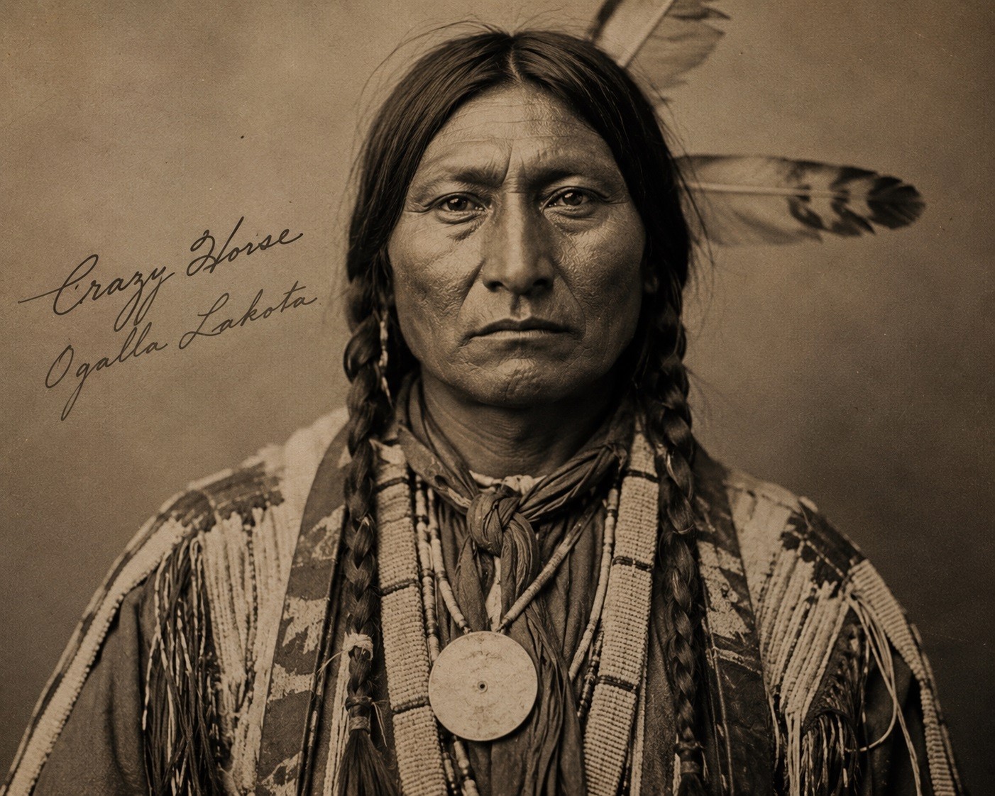 pt243 Crazy Horse Chief Native American \ pt243 Crazy Horse Chief Native American \