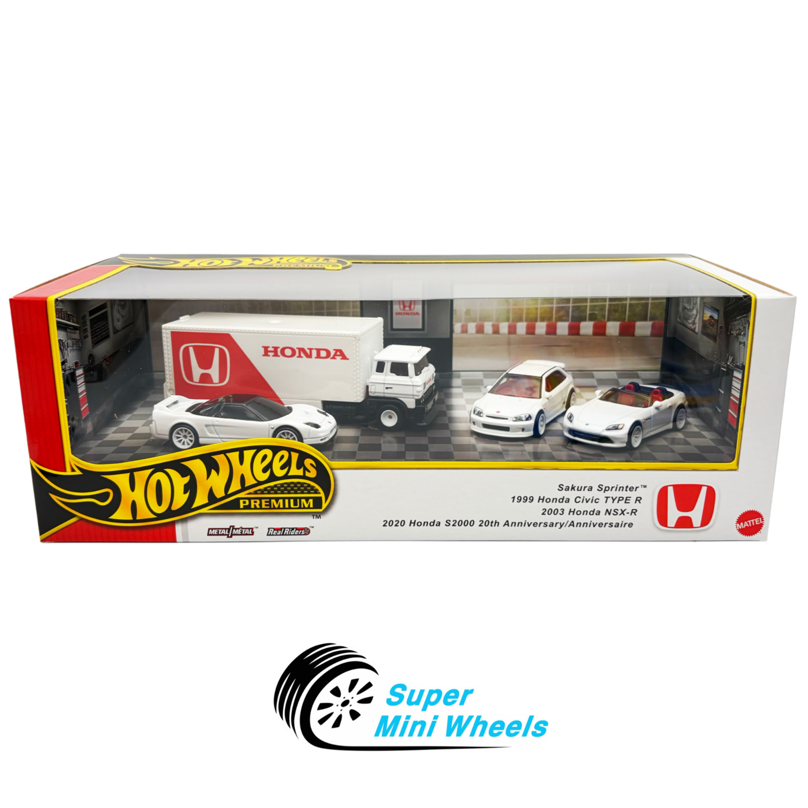 Hot Wheels 2026 Premium Honda Garage Set 4 cars Hot Wheels 2026 Premium Honda Garage Set 4 cars