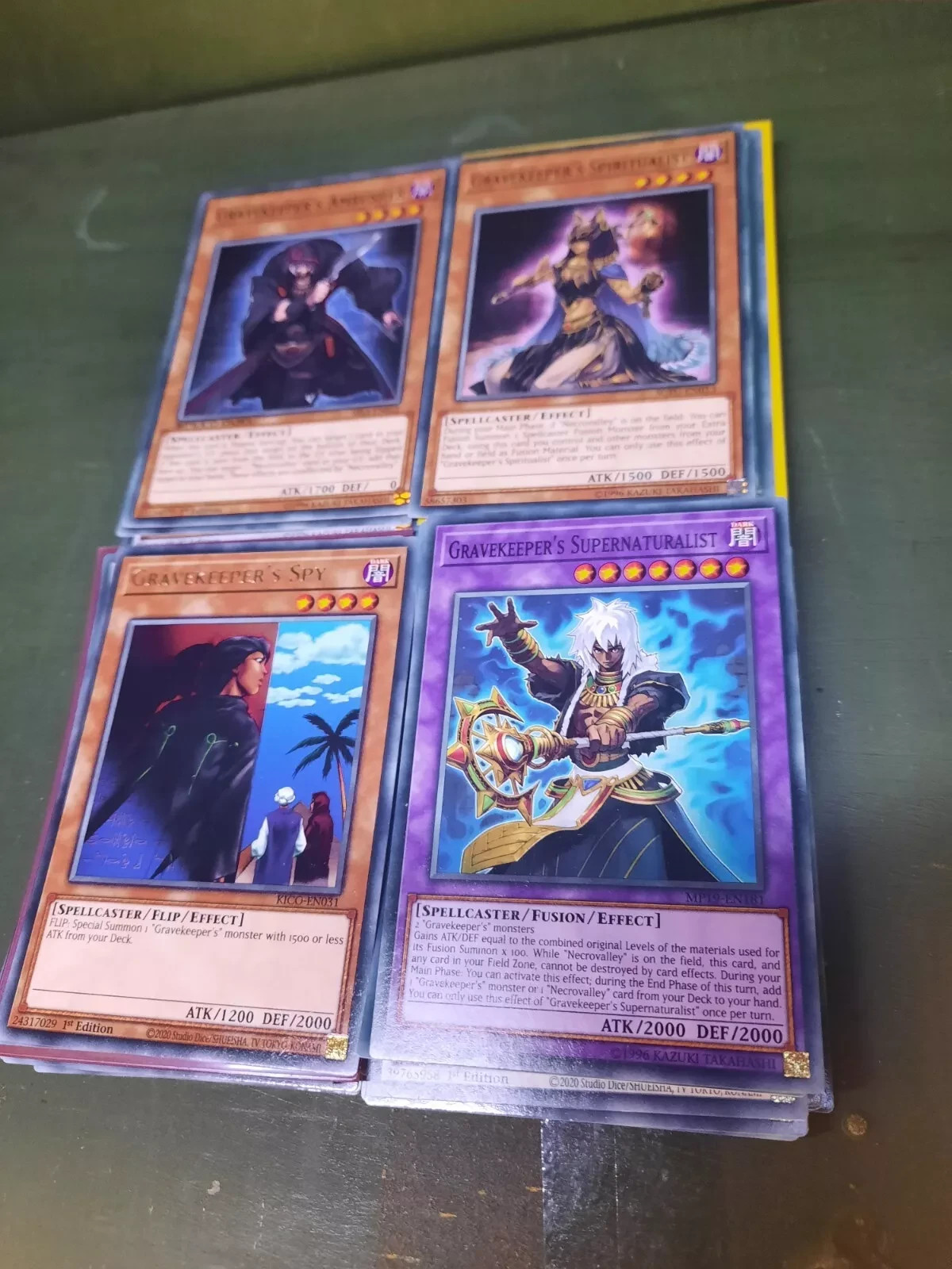 Yugioh Complete Competitive Gravekeeper deck + **HOT** + Bonus