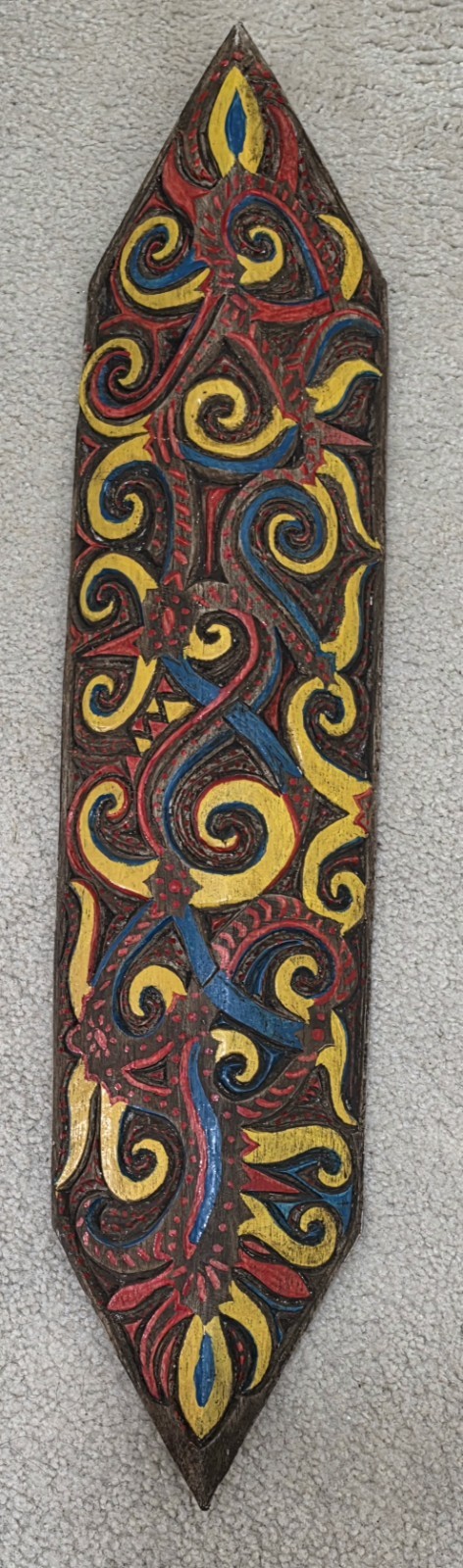 Dayak Head Hunter Warrior Shield 