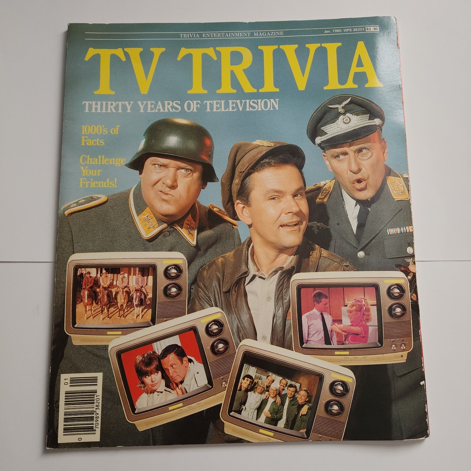 1985 JANUARY TV TRIVIA TELEVISION MAGAZINE 30 YEARS OF TELEVISION - J 2043