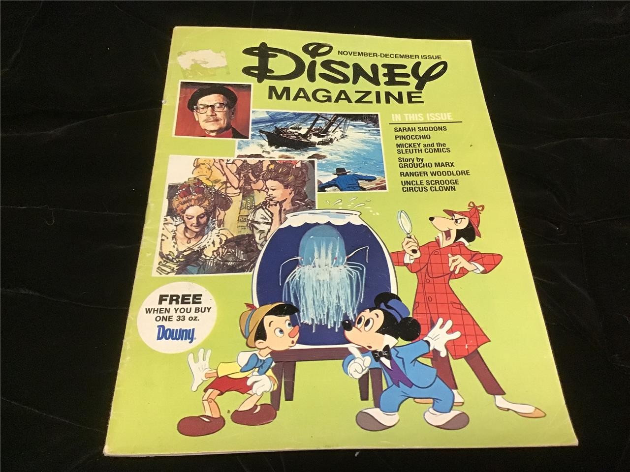 Disney Magazine November/December Promo Proctor & Gamble 1976 Groucho Marx