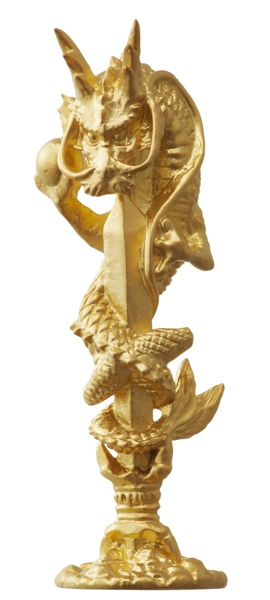Kurikara Ryuo Buddhist Dragon Pendant SV925 24K Gold Plated Japan