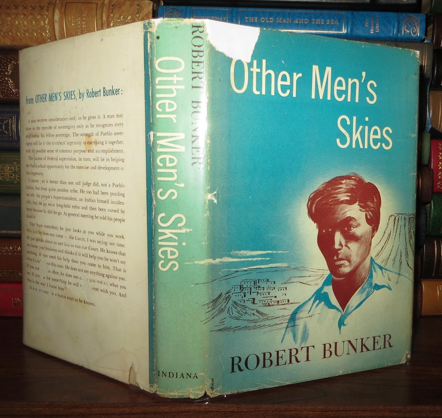 Bunker, Robert OTHER MEN\'S SKIES 1st Edition 1st Printing Bunker, Robert OTHER MEN\'S SKIES 1st Edition 1st Printing
