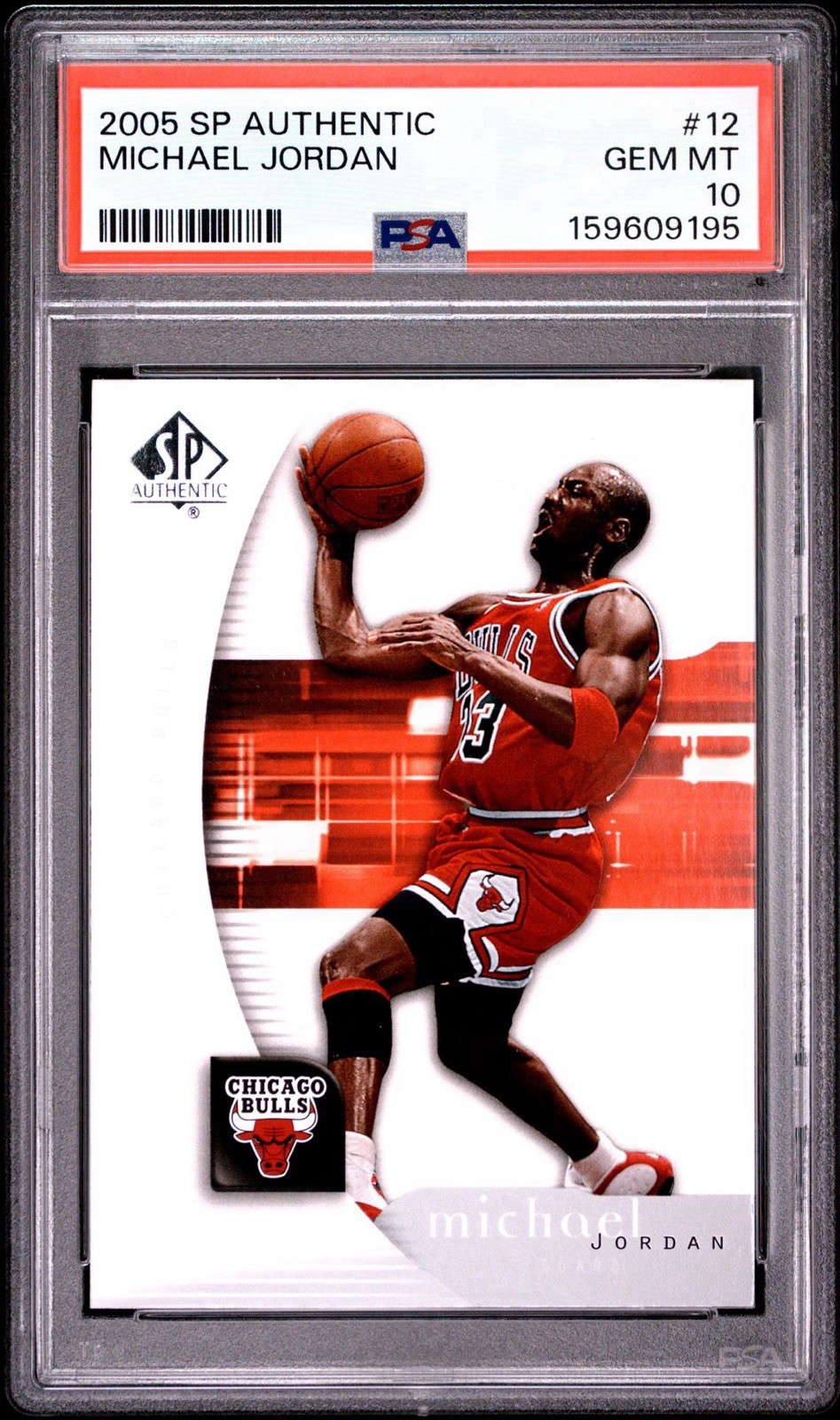 2005-06 SP Authentic Michael Jordan #12 PSA 10 Bulls HOF GOAT 2005-06 SP Authentic Michael Jordan #12 PSA 10 Bulls HOF GOAT