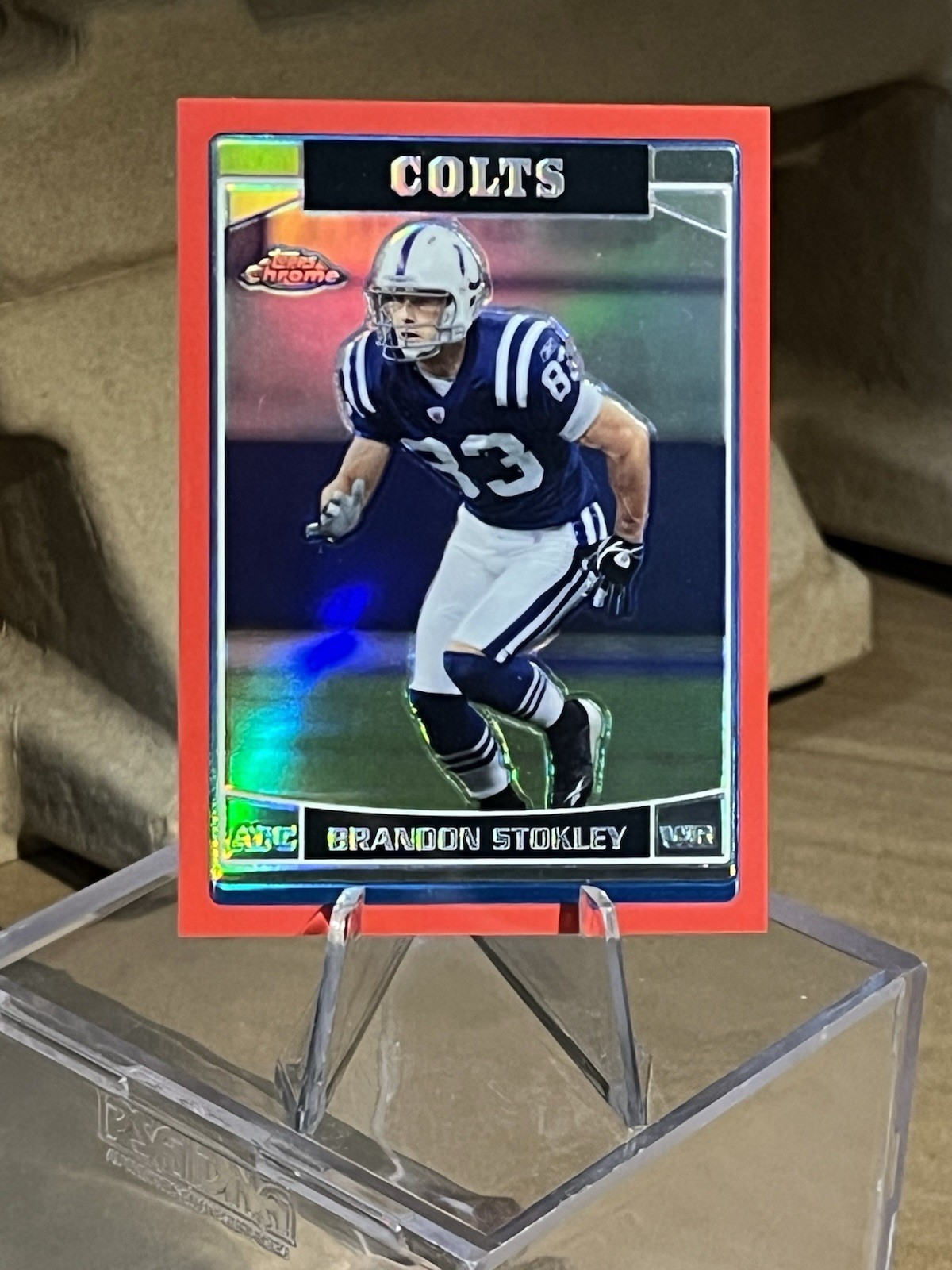 2006 Topps Chrome Brandon Stokley #121 Red Refractor 063/259