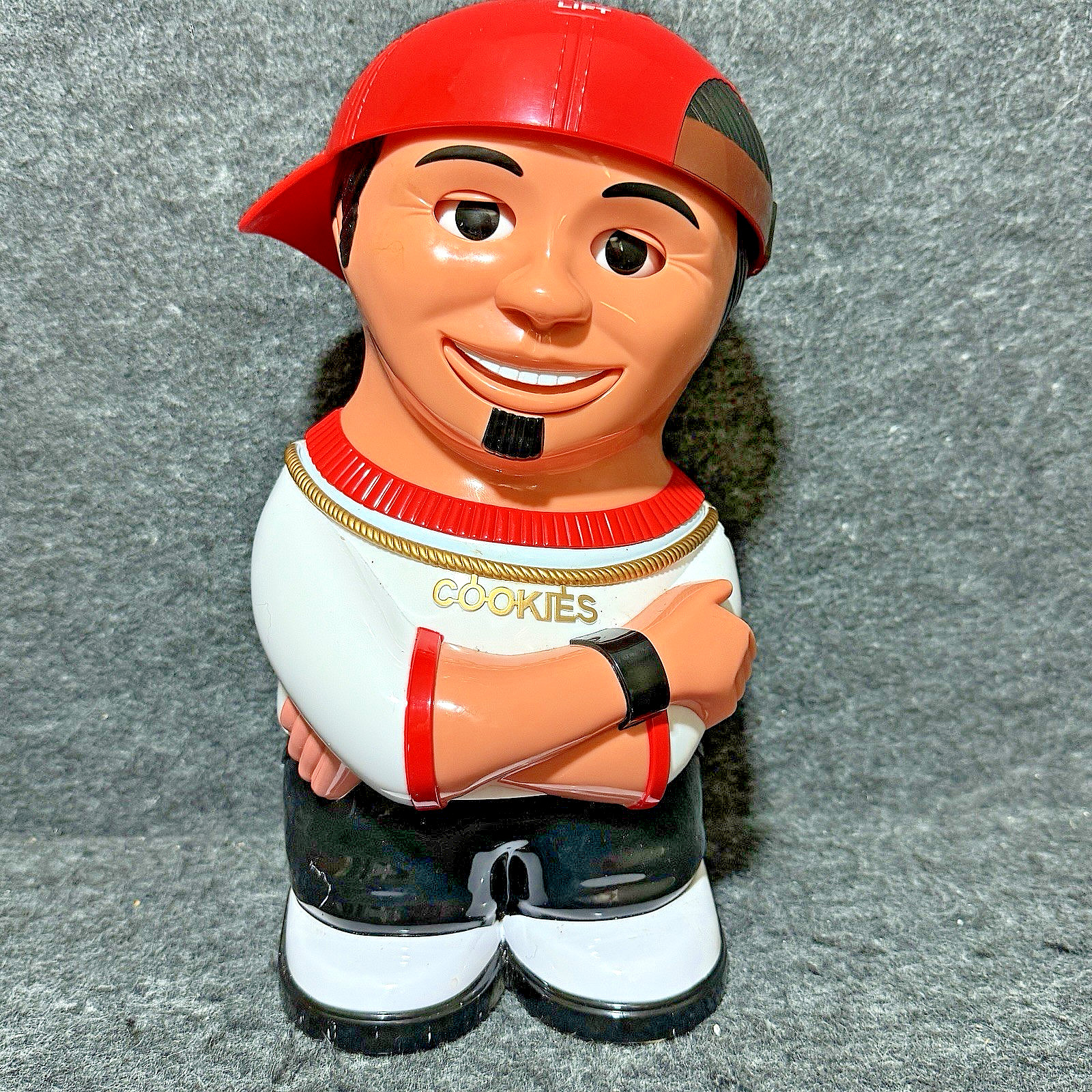 Vtg Fundamental Rapper Cookie Jar Rapping All Functions Work Perfectly [VIDEO]