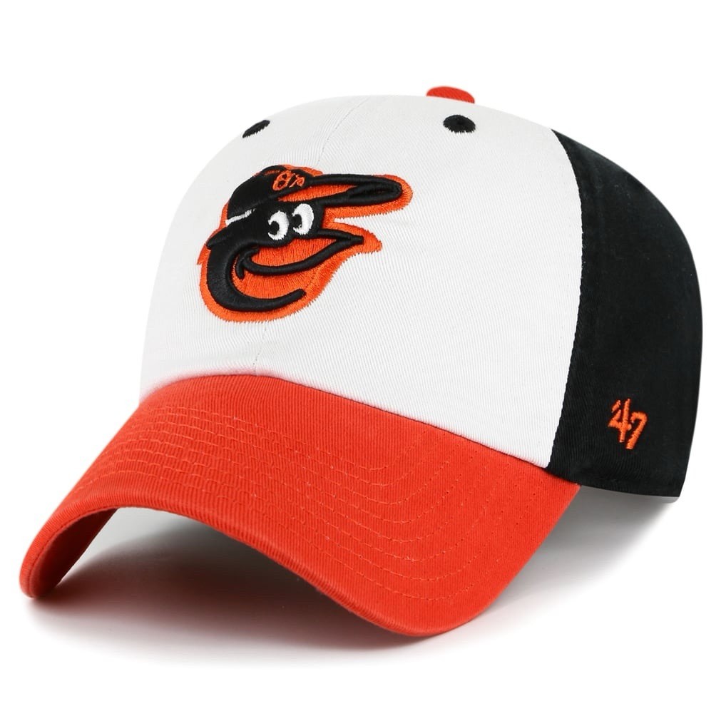 Baltimore Orioles \'47 Clean Up Adjustable Hat - White Kids Youth Size