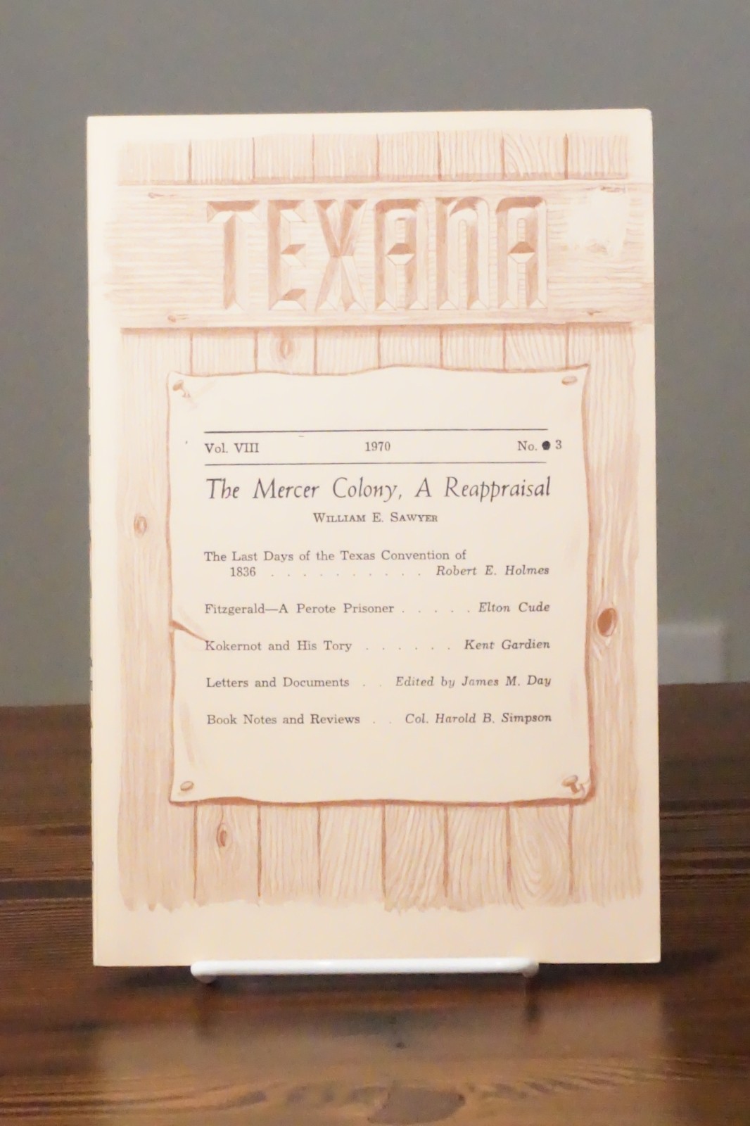 Texana, Vol. VIII, No. 3, 1970