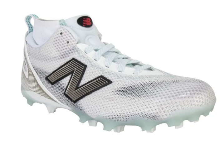 New Balance Freeze 5 Mid Men's Lacrosse Cleats-White/Black  Many Sizes