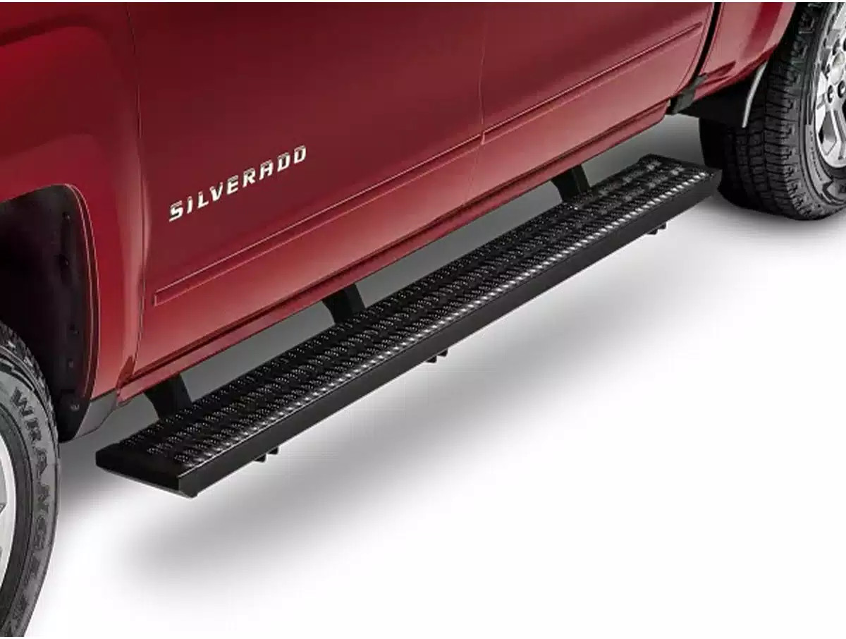 N-Fab Growler Fleet Side Steps Fit 07-18 Silverad/Sra 1500, 07-19 2500/3500 Crew
