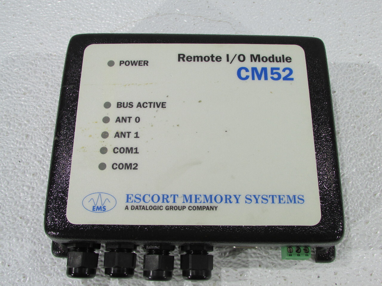 DATALOGIC ESCORT MEMORY SYSTEMS CM52 INTERFACE MODULE MOD BUS PLUS 24VDC 350MA DATALOGIC ESCORT MEMORY SYSTEMS CM52 INTERFACE MODULE MOD BUS PLUS 24VDC 350MA