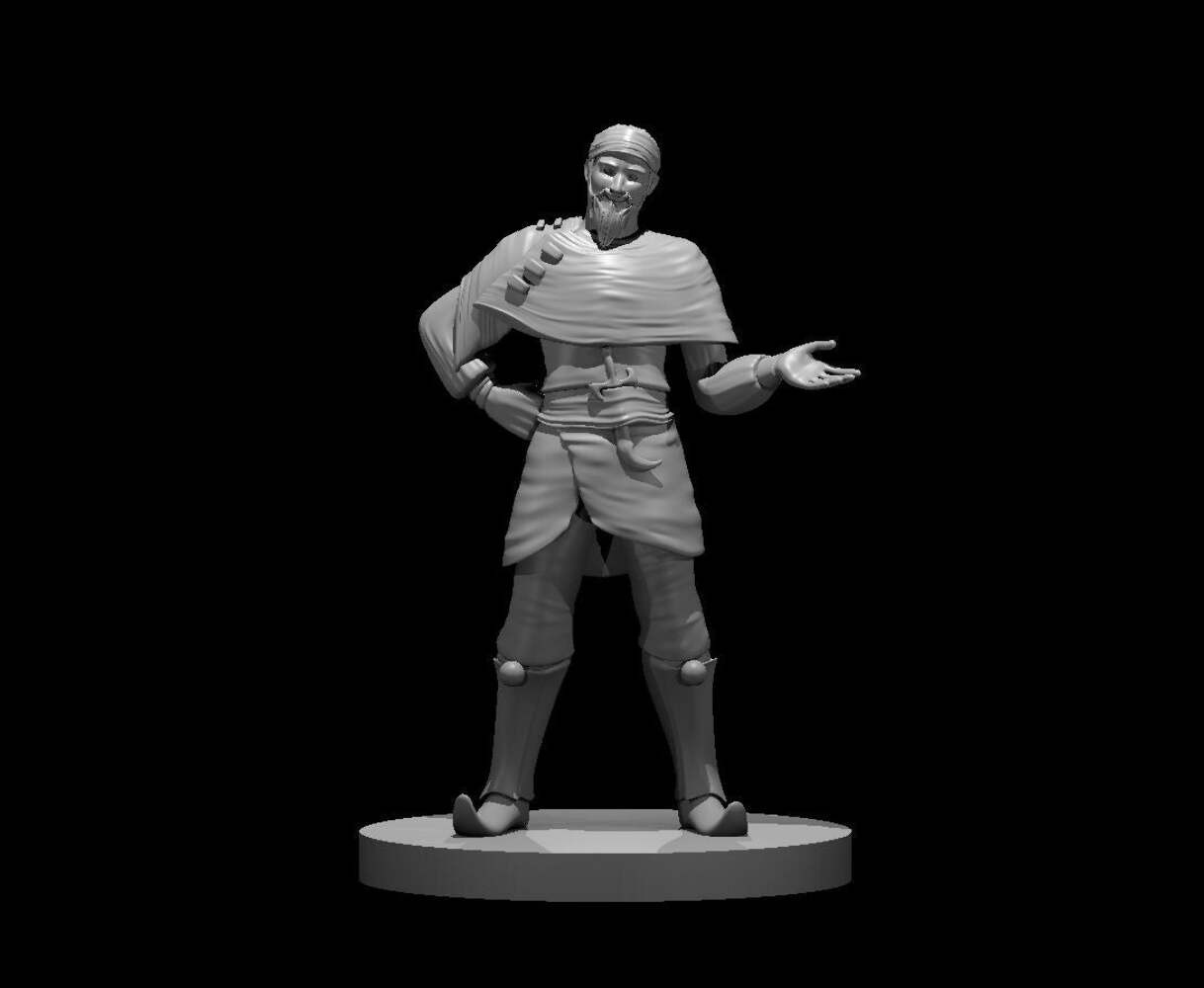 Mahadi The Rakshasa - Human Form for D&D Dungeons and Dragons Pathfinder DND
