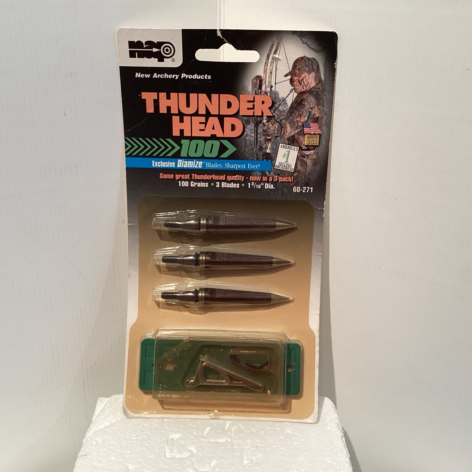NAP Thunderhead 100 gr. 3 Blade Broadheads - New 3 Pack - #60-271