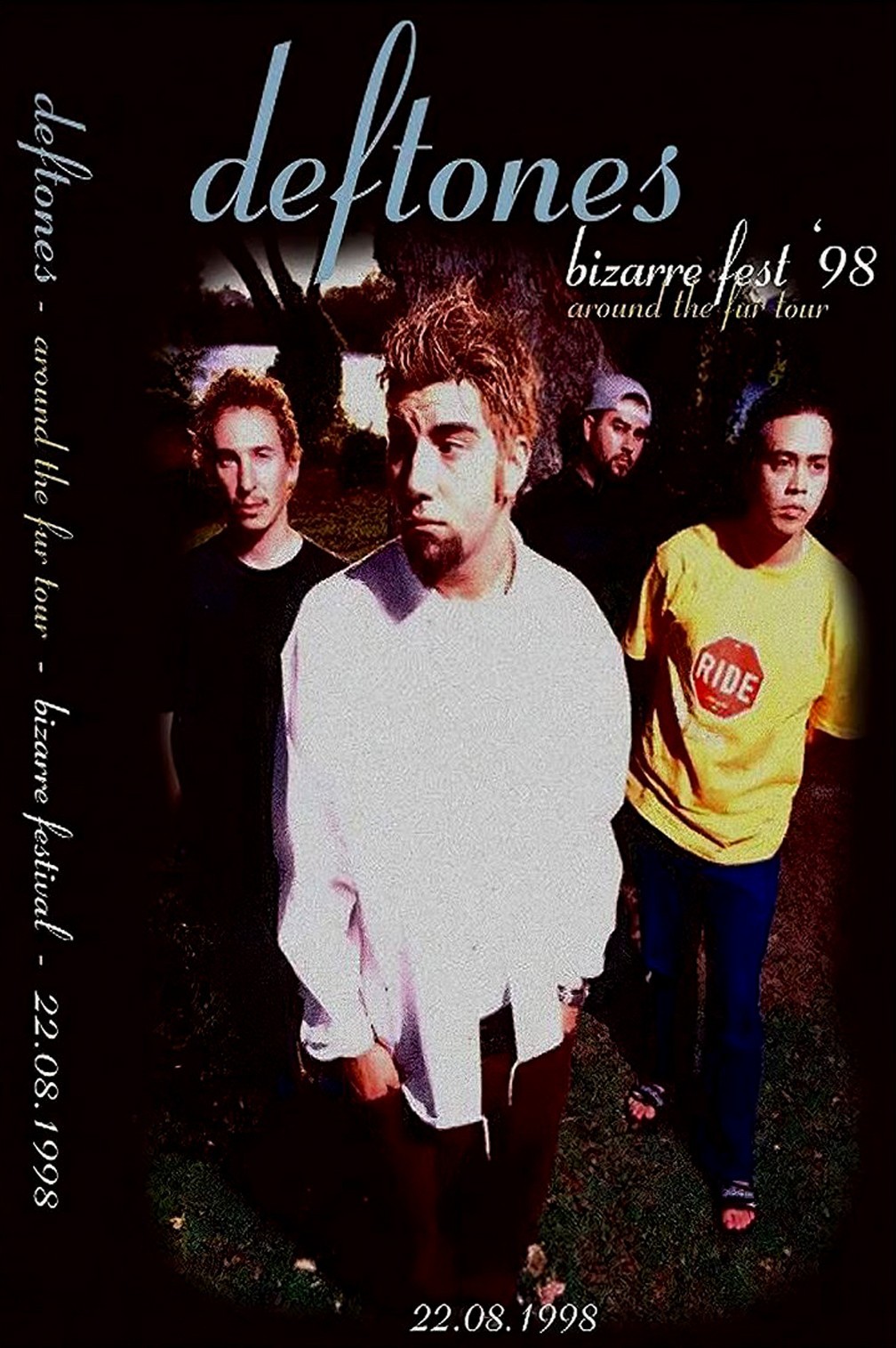 Deftones Bizarre Fest \'98 Around The Fur Tour (Unframed) Poster Home Art Decor