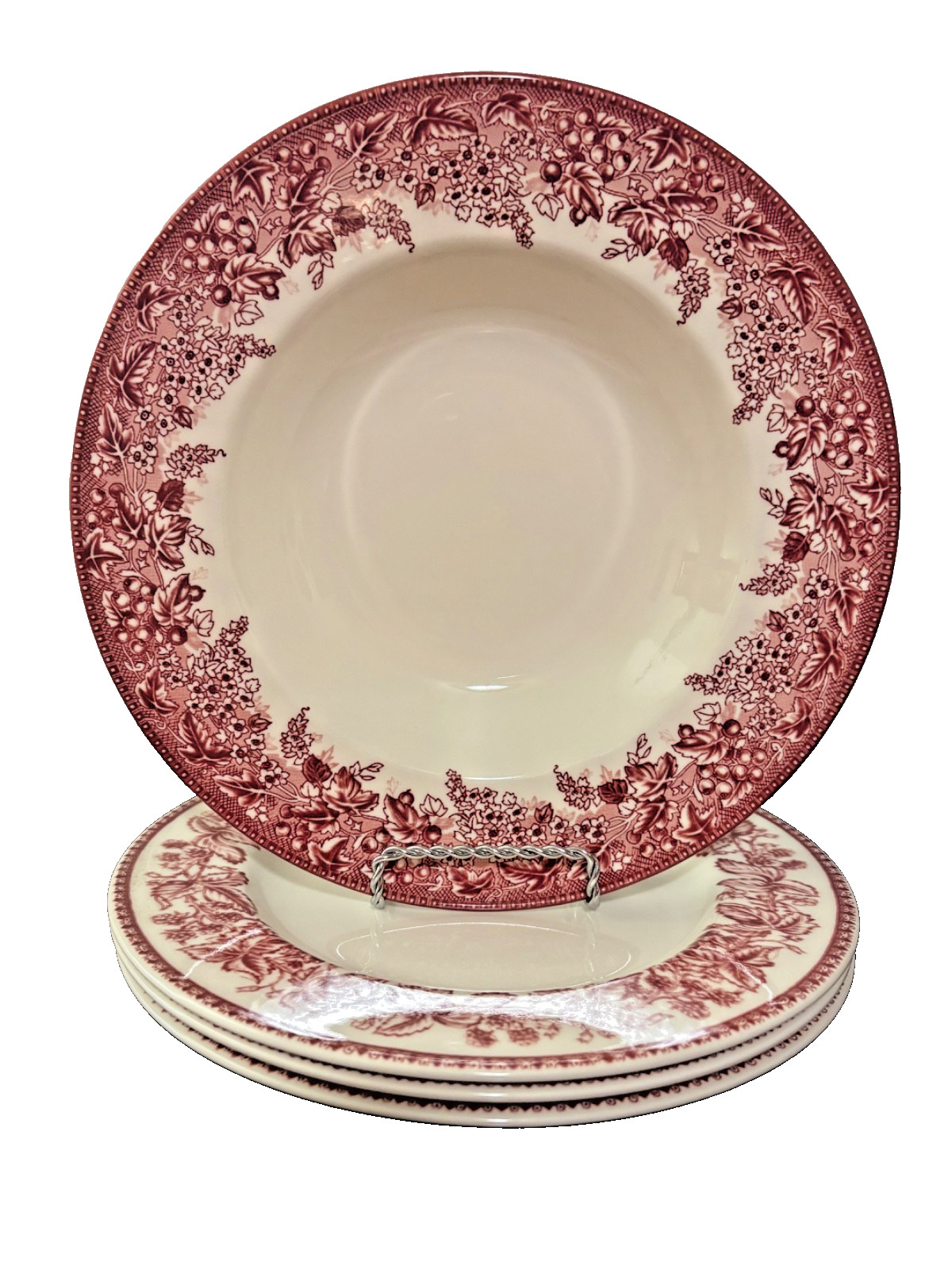 Vintage Elegant Wedgwood England Mayfair William Sonoma Plates Dishes - 4 Pieces Vintage Elegant Wedgwood England Mayfair William Sonoma Plates Dishes - 4 Pieces