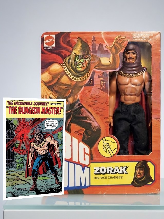 💪BIG JIM💪 © MATTEL 9939 \'75-ZORAK GRIP HAND Mint + Restored/Reproduced Box-NEW 💪BIG JIM💪 © MATTEL 9939 \'75-ZORAK GRIP HAND Mint + Restored/Reproduced Box-NEW