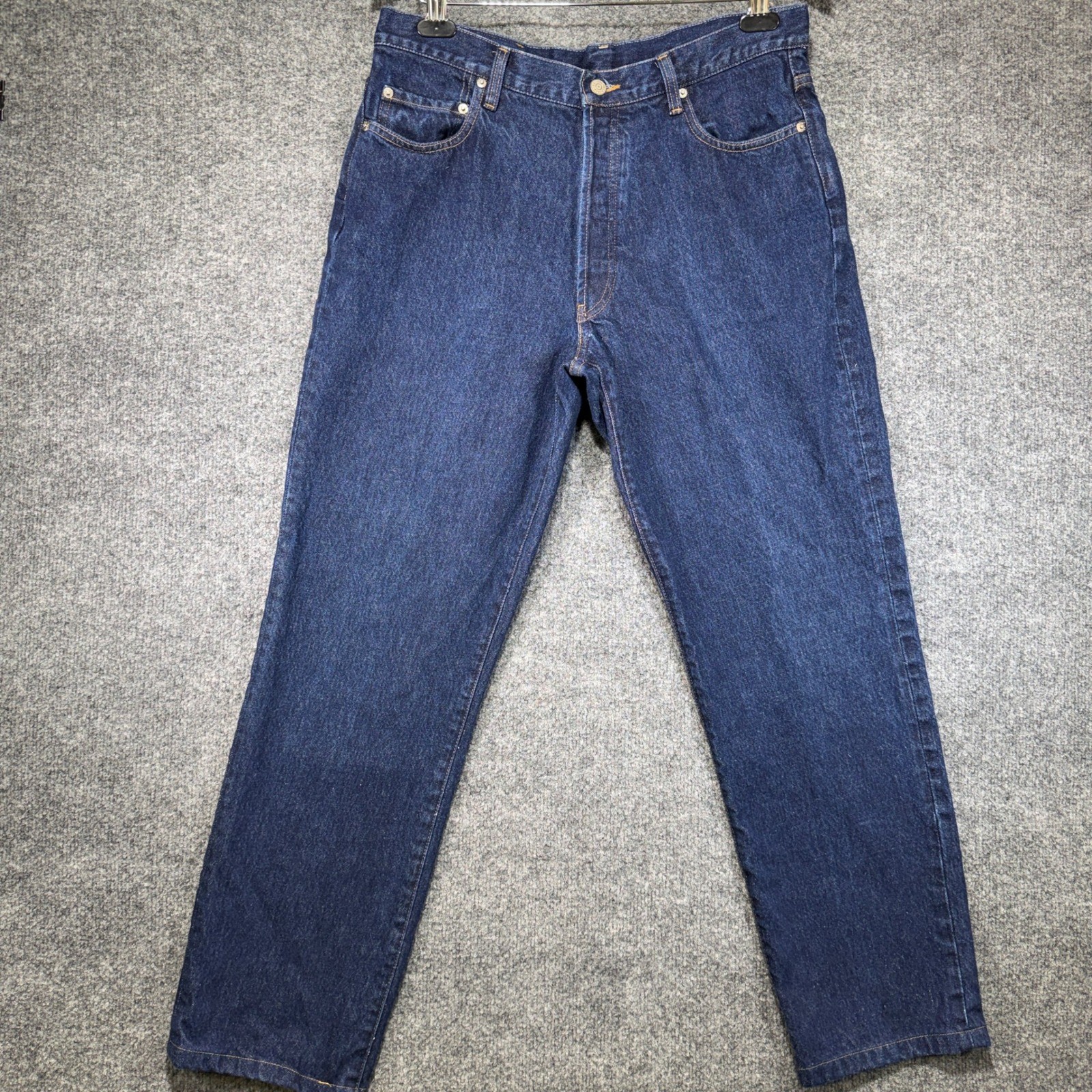 RRL Ralph Lauren Double RL Jeans Mens 32x30 Blue Indigo Button Fly Vintage RRL Ralph Lauren Double RL Jeans Mens 32x30 Blue Indigo Button Fly Vintage