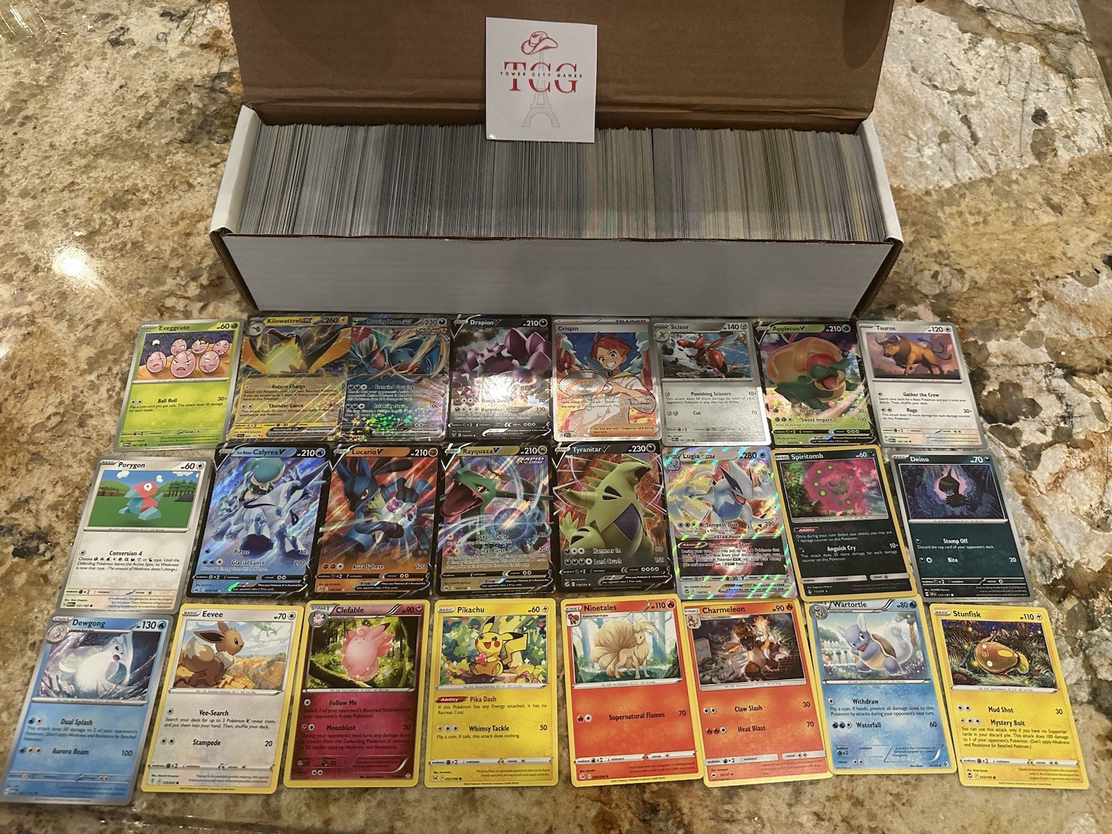 Premium 1000+ Pokemon Card Lot - HUGE COLLECTION - 100+ Holo’s Rares 5+ EX or V