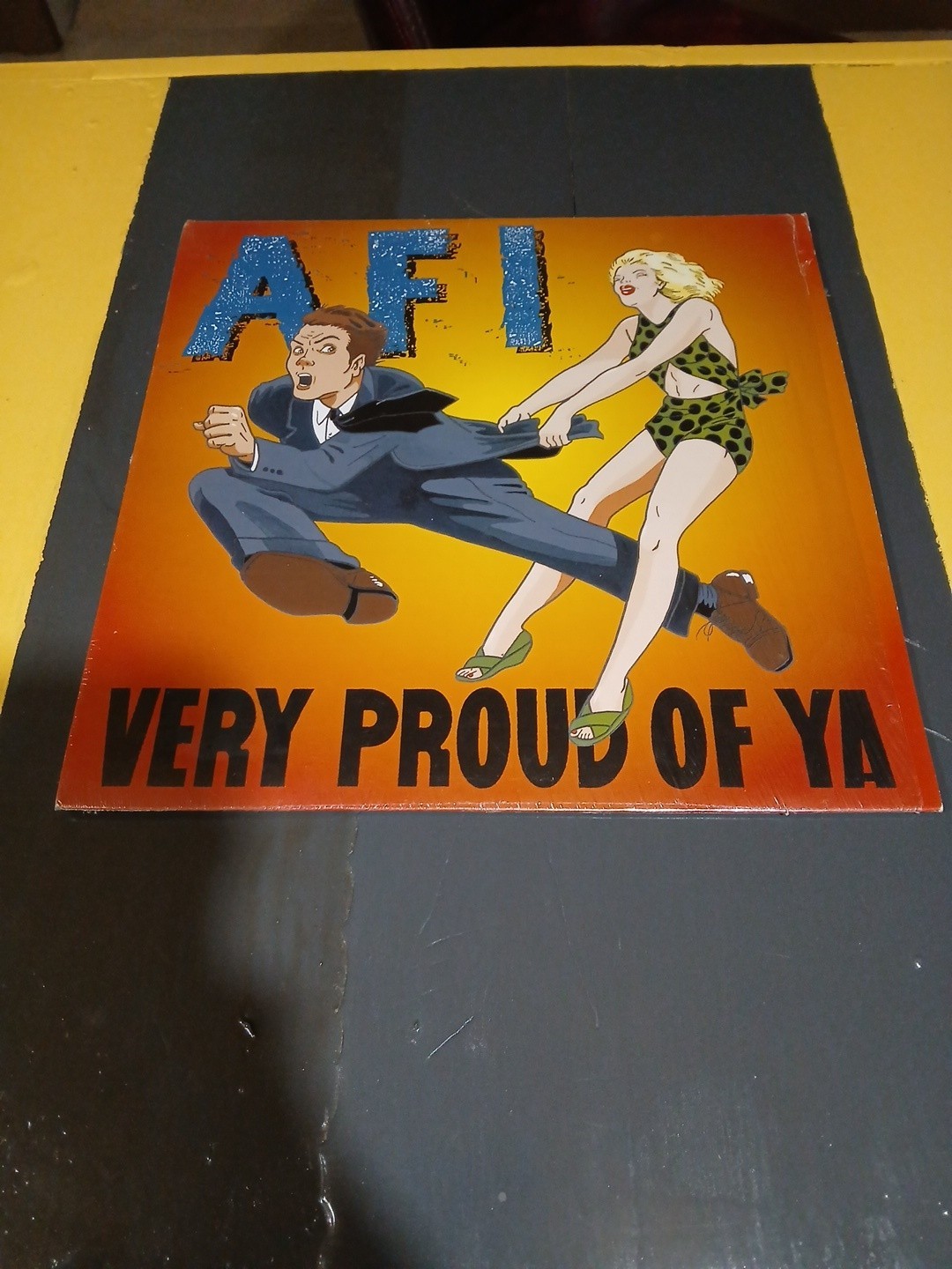 AFI Very Proud Of Ya Nitro LP Vinyl GRAY Marble