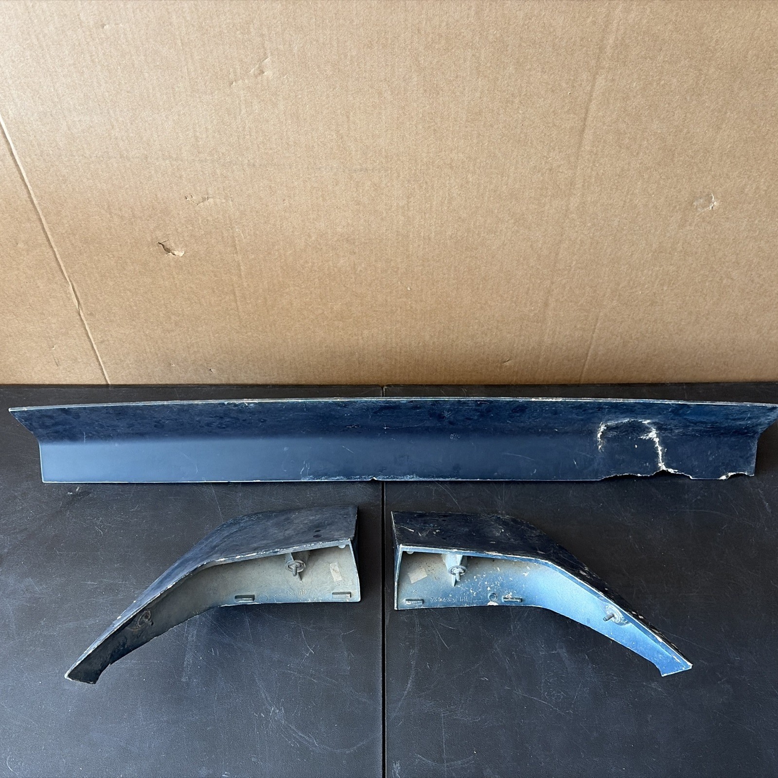 74-81 Camaro Rear Spoiler Wing 3 Piece Set Factory Original GM 339433 339434