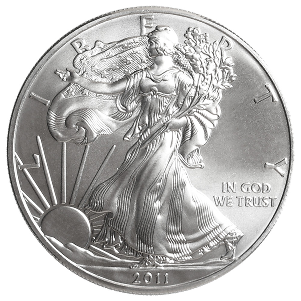 2011 $1 American Silver Eagle 1 oz Brilliant Uncirculated 2011 $1 American Silver Eagle 1 oz Brilliant Uncirculated