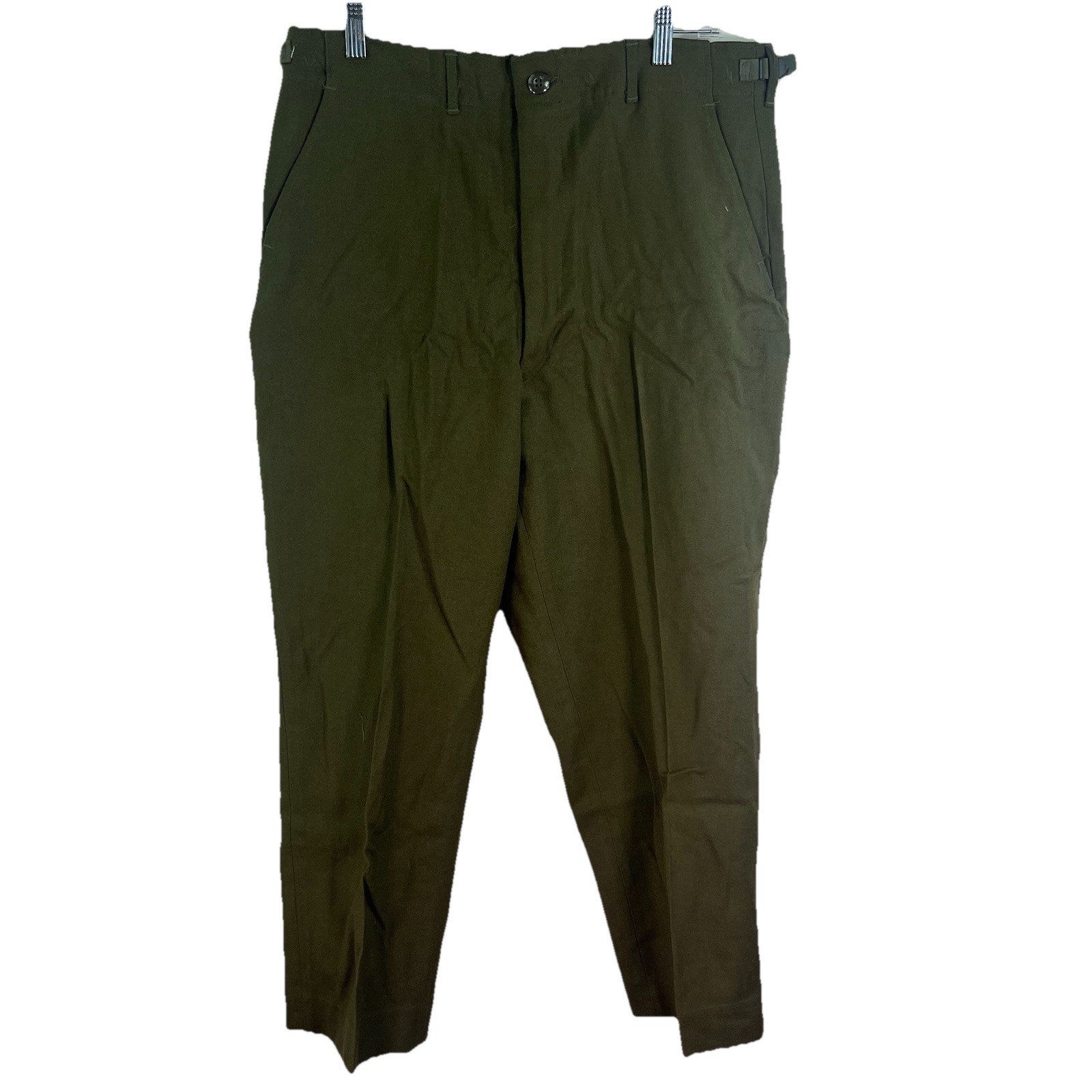 Vtg 1953 Wool M-1951 US Military Field Trouser Pants Mens M Short 34x28.5 Green