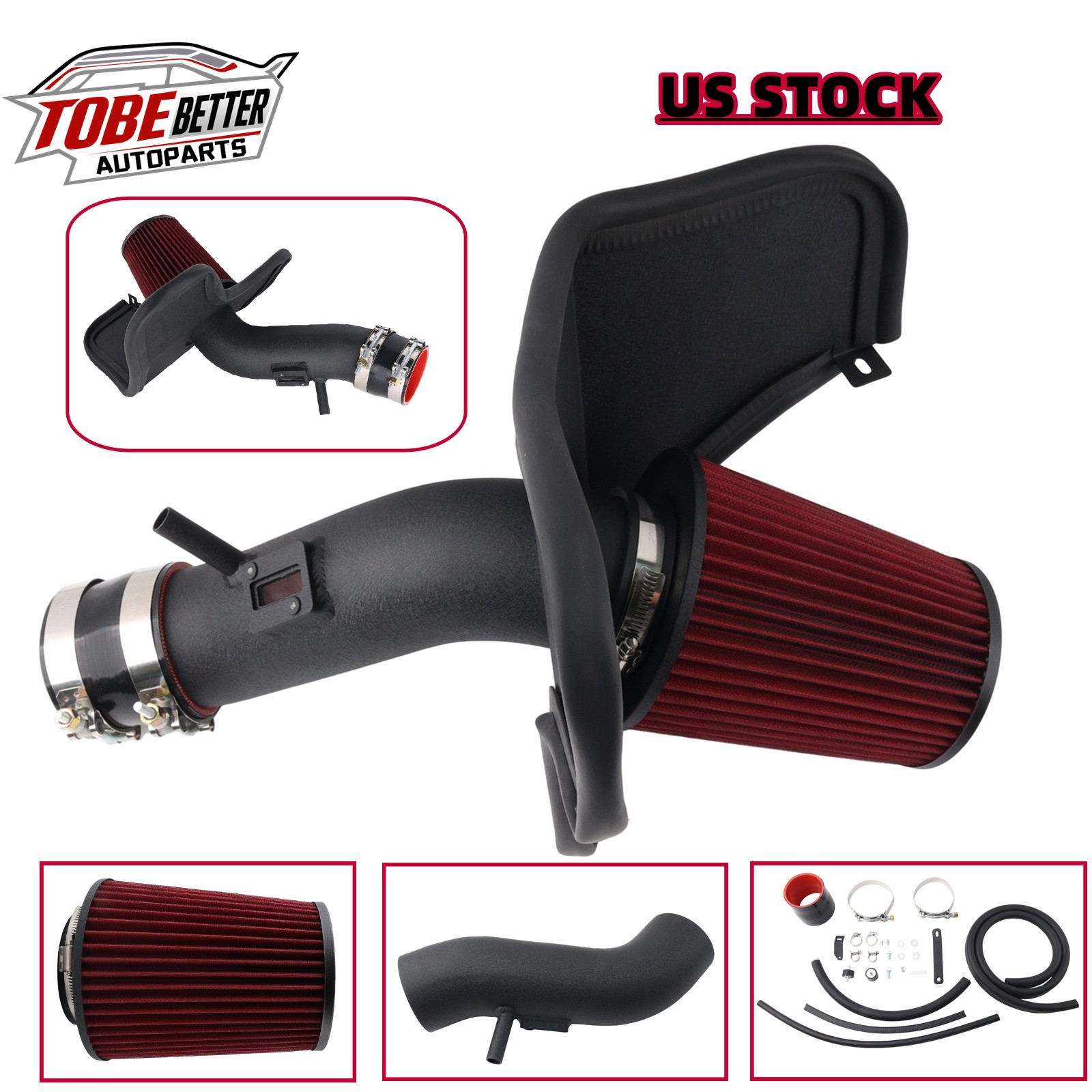 Shortram Air Intake Heatshield + Filter For 16+ Honda Passport Pilot Ridgeline