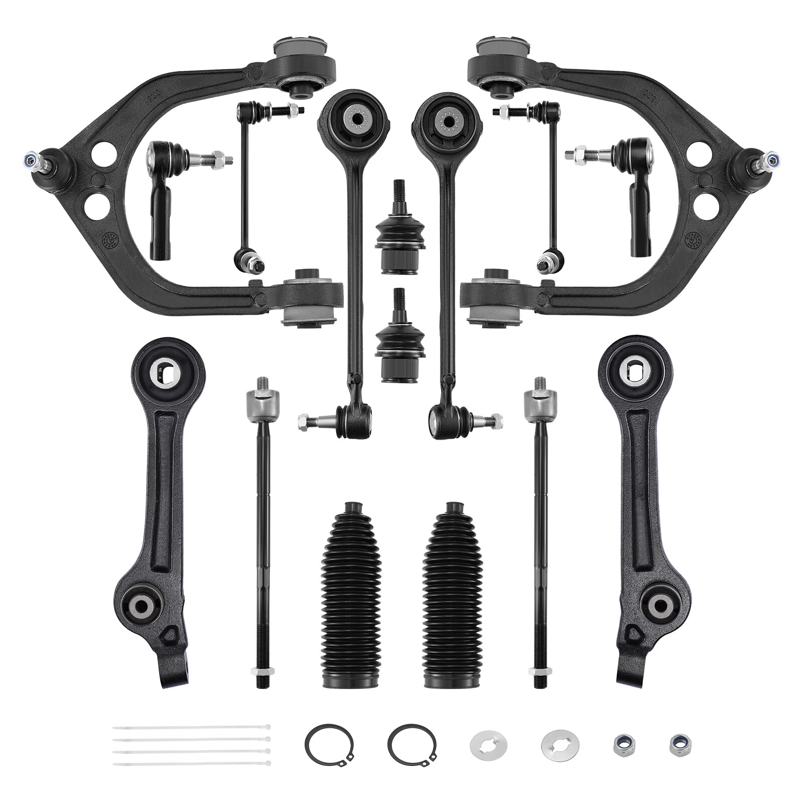 16pc Suspension Control Arms Tie Rods Kit For 2011-2014 Chrysler 300 3.6L 5.7L 16pc Suspension Control Arms Tie Rods Kit For 2011-2014 Chrysler 300 3.6L 5.7L