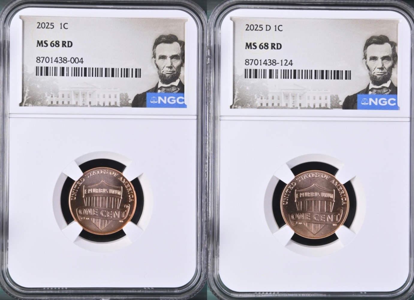 2025 P&D Lincoln Shield Cent 1C NGC MS68 RD Lincoln Label THE LAST REAL PENNY