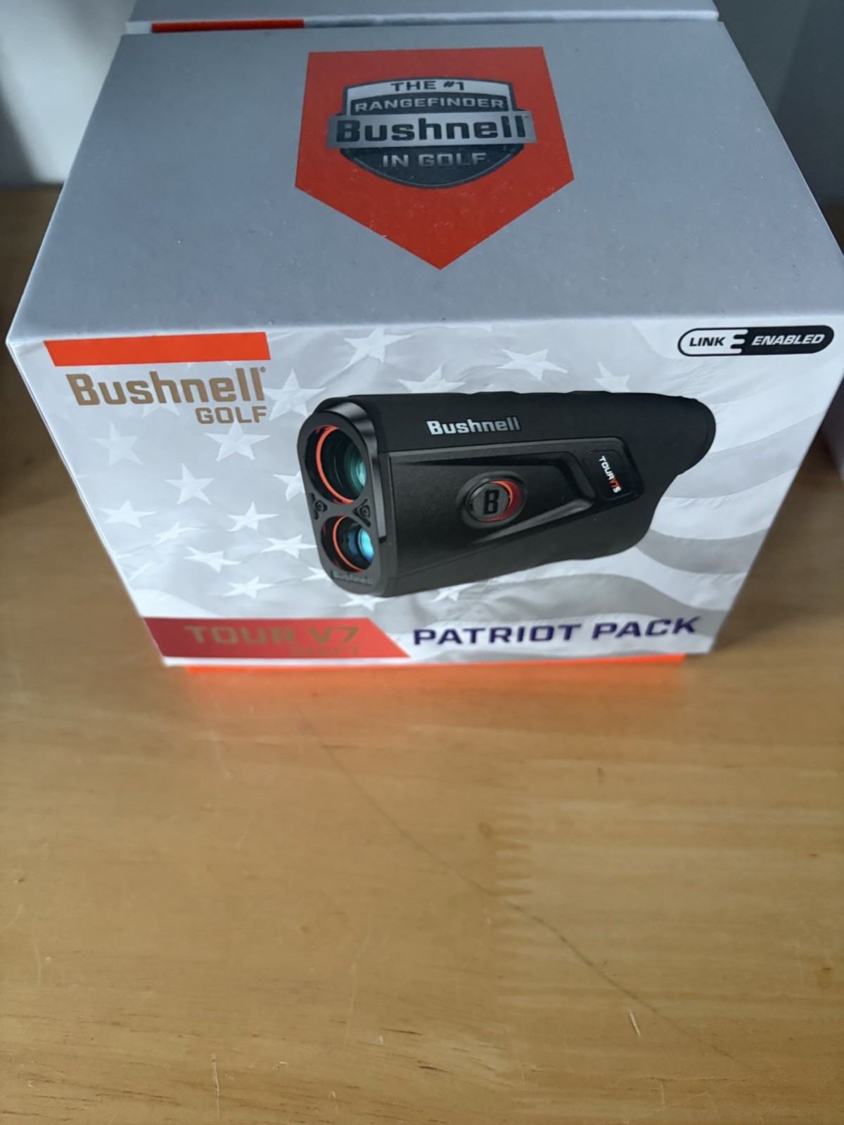 NEW IN BOX Bushnell Tour V7 Shift Golf Range Finder Patriot Pack With Slope