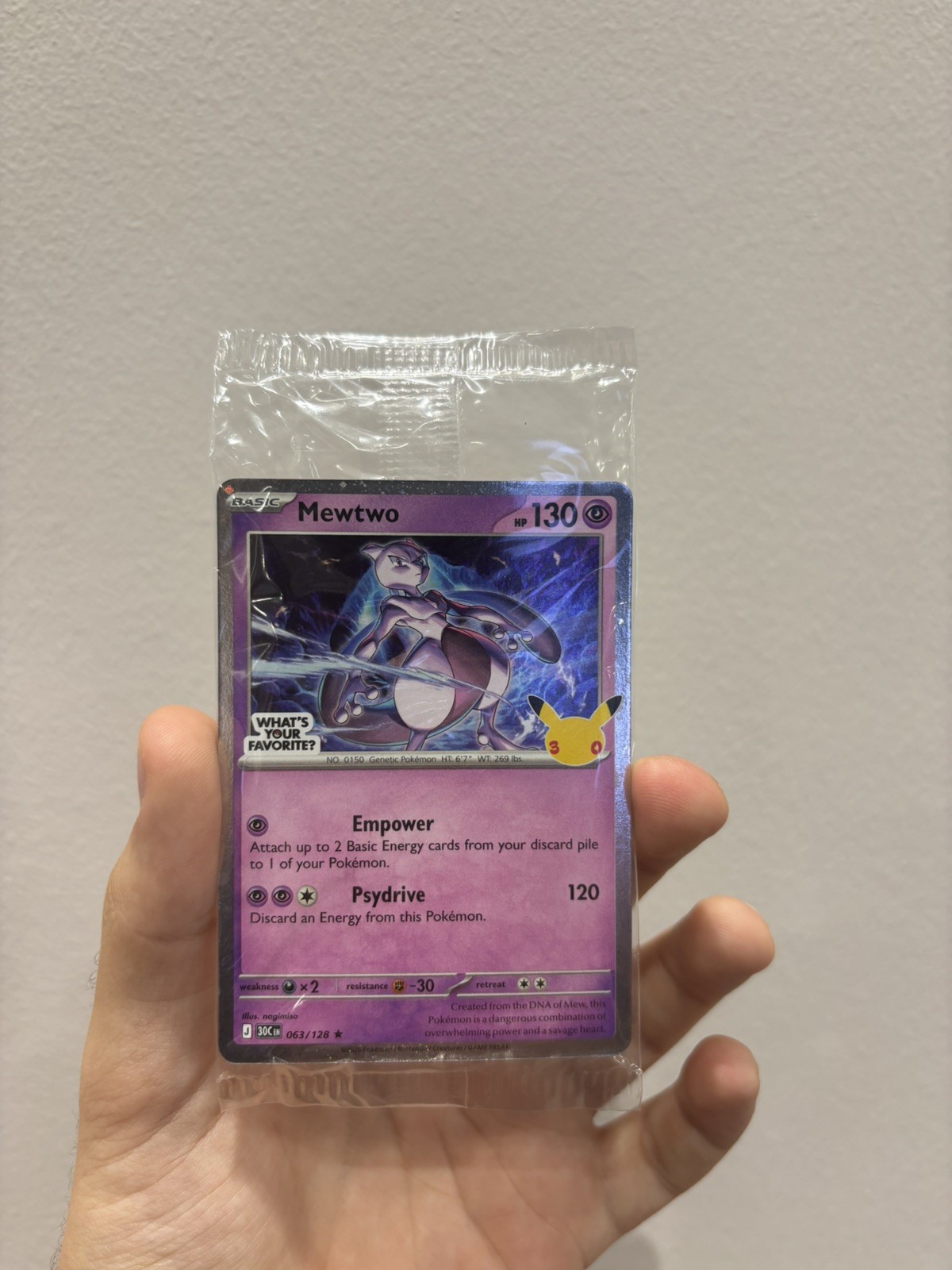 Target Mewtwo Pokemon Promo Family Event 30th Anniversary (Sealed)