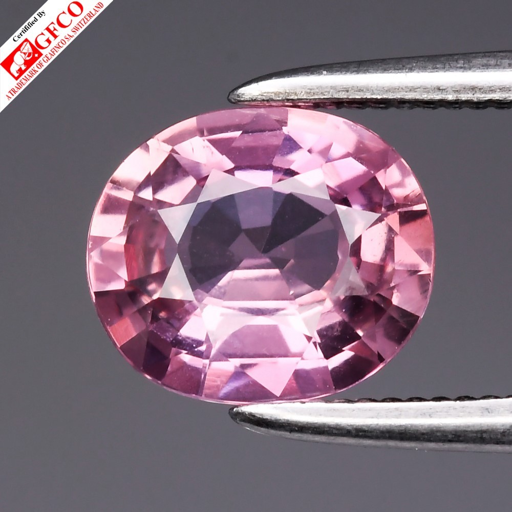 💎 GFCO CERTIFIED 1.41ct VS Natural Padparadscha Sapphire - Heated, Mozambique