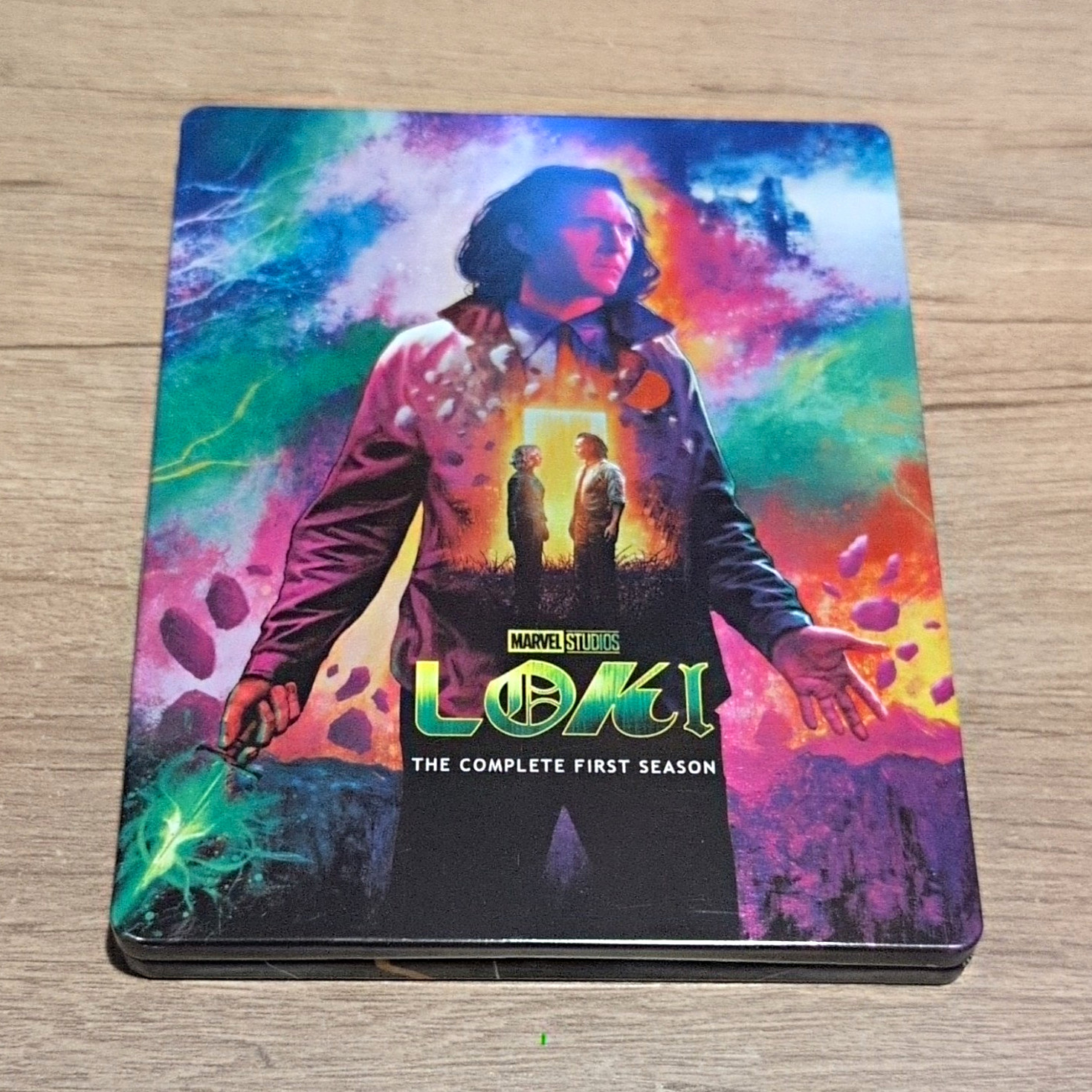 Marvel Studios Loki: The Complete First Season Blu-ray Steelbook Tom Hiddleston Marvel Studios Loki: The Complete First Season Blu-ray Steelbook Tom Hiddleston