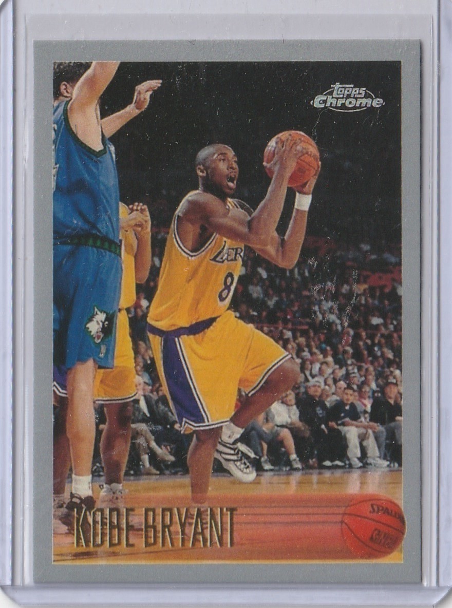 1996 topps chrome kobe bryant novalty custom basketball rookie card 1996 topps chrome kobe bryant novalty custom basketball rookie card