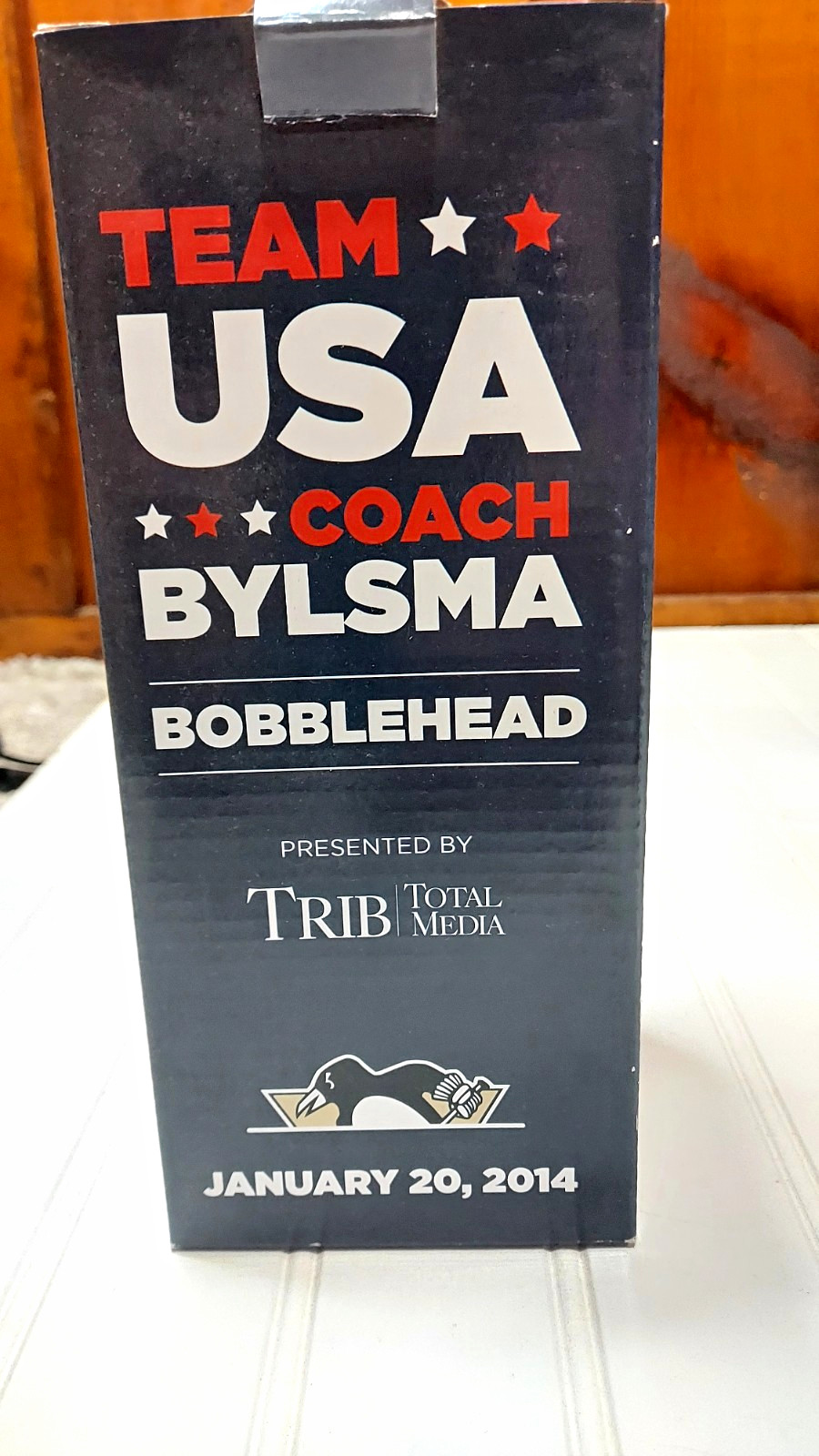 Olympic Team USA Hockey Coach Dan Bylsma Bobblehead 2014 Olympic Team USA Hockey Coach Dan Bylsma Bobblehead 2014