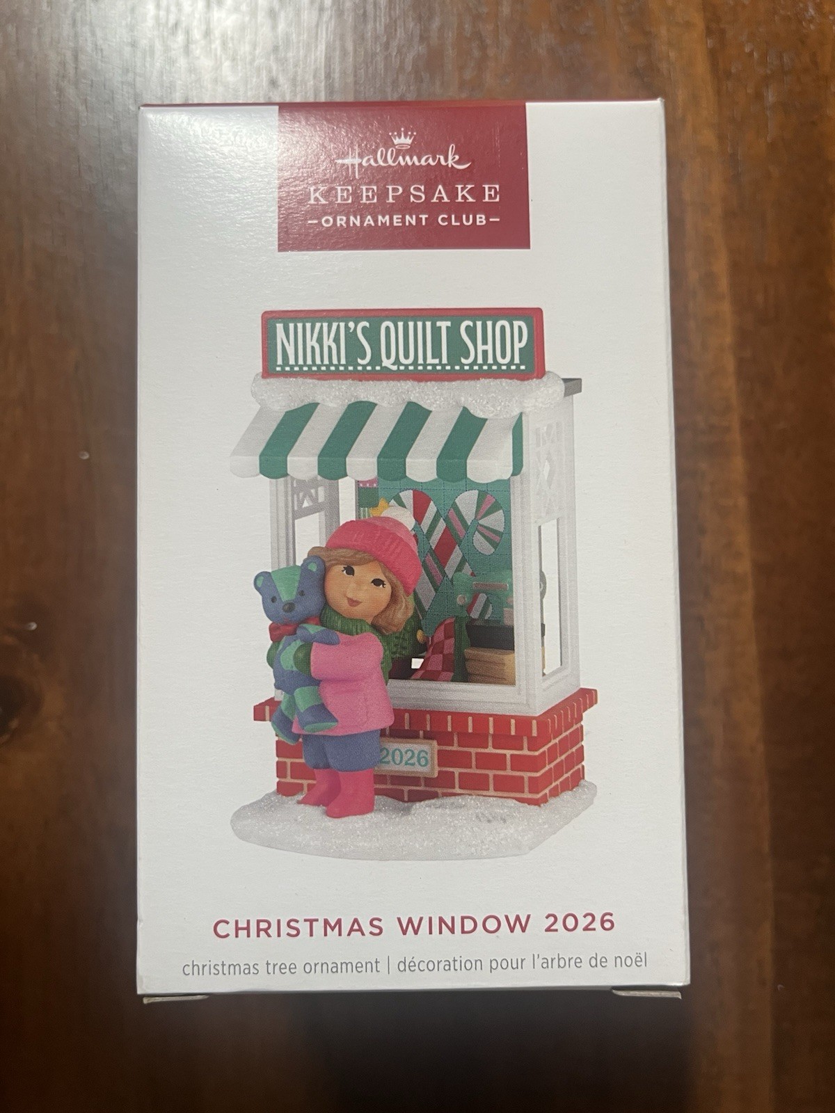 New, Limited Quality Club 2026 Hallmark Ornament: Christmas Window Quilt Shop New, Limited Quality Club 2026 Hallmark Ornament: Christmas Window Quilt Shop