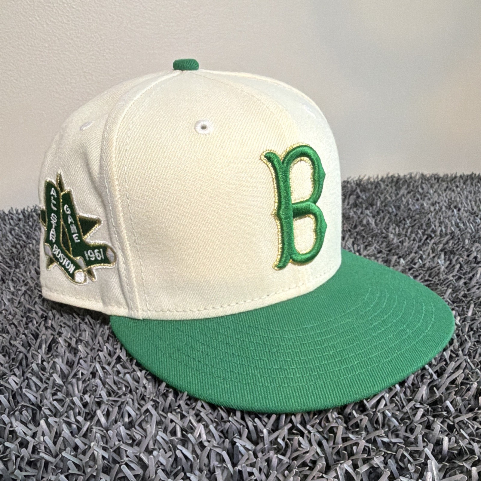 New Era 59FIFTY Boston Red Sox MLB Fitted Cap 7 1/2 Hat Club Crossover Celtics New Era 59FIFTY Boston Red Sox MLB Fitted Cap 7 1/2 Hat Club Crossover Celtics