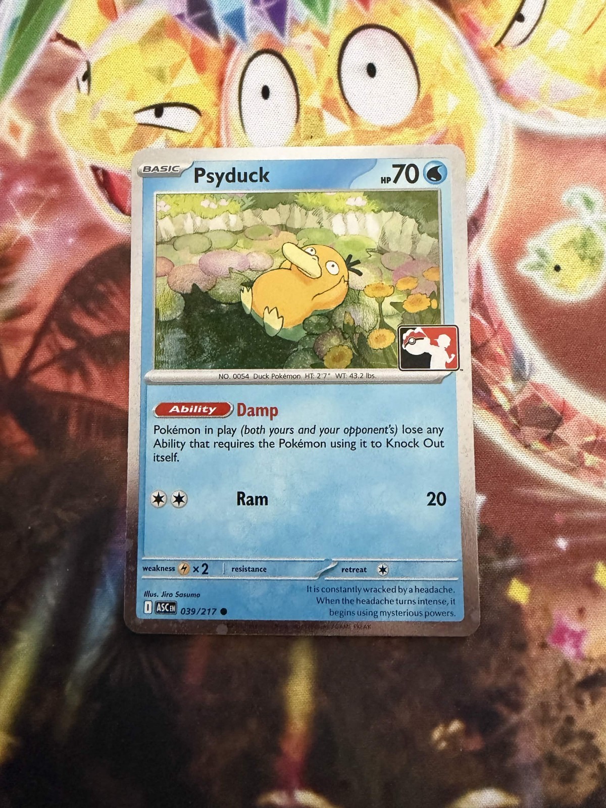 Psyduck - (Cosmos Holo) 039/217 Prize Pack Series Cards Holo Psyduck - (Cosmos Holo) 039/217 Prize Pack Series Cards Holo