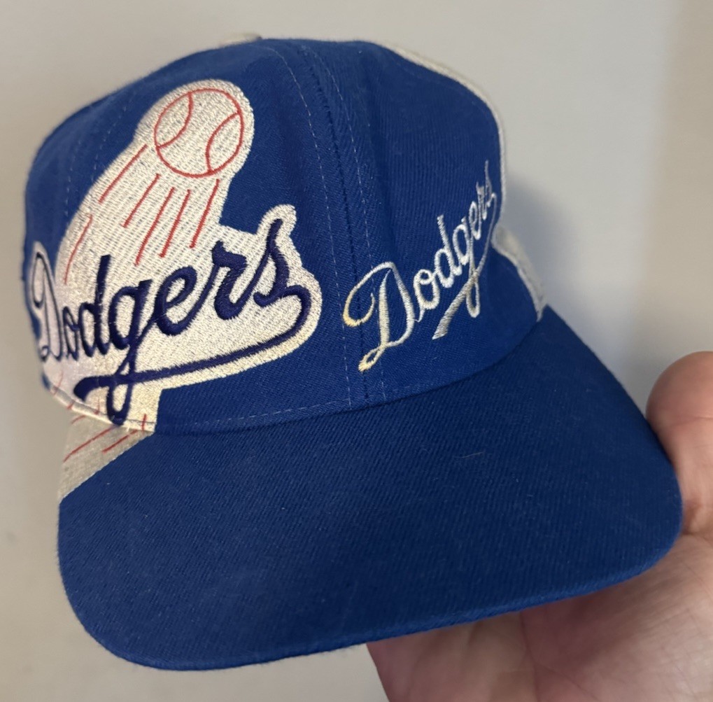 Vintage 90s Twins Enterprise Los Angeles Dodgers Big Logo SnapBack Hat Vintage 90s Twins Enterprise Los Angeles Dodgers Big Logo SnapBack Hat